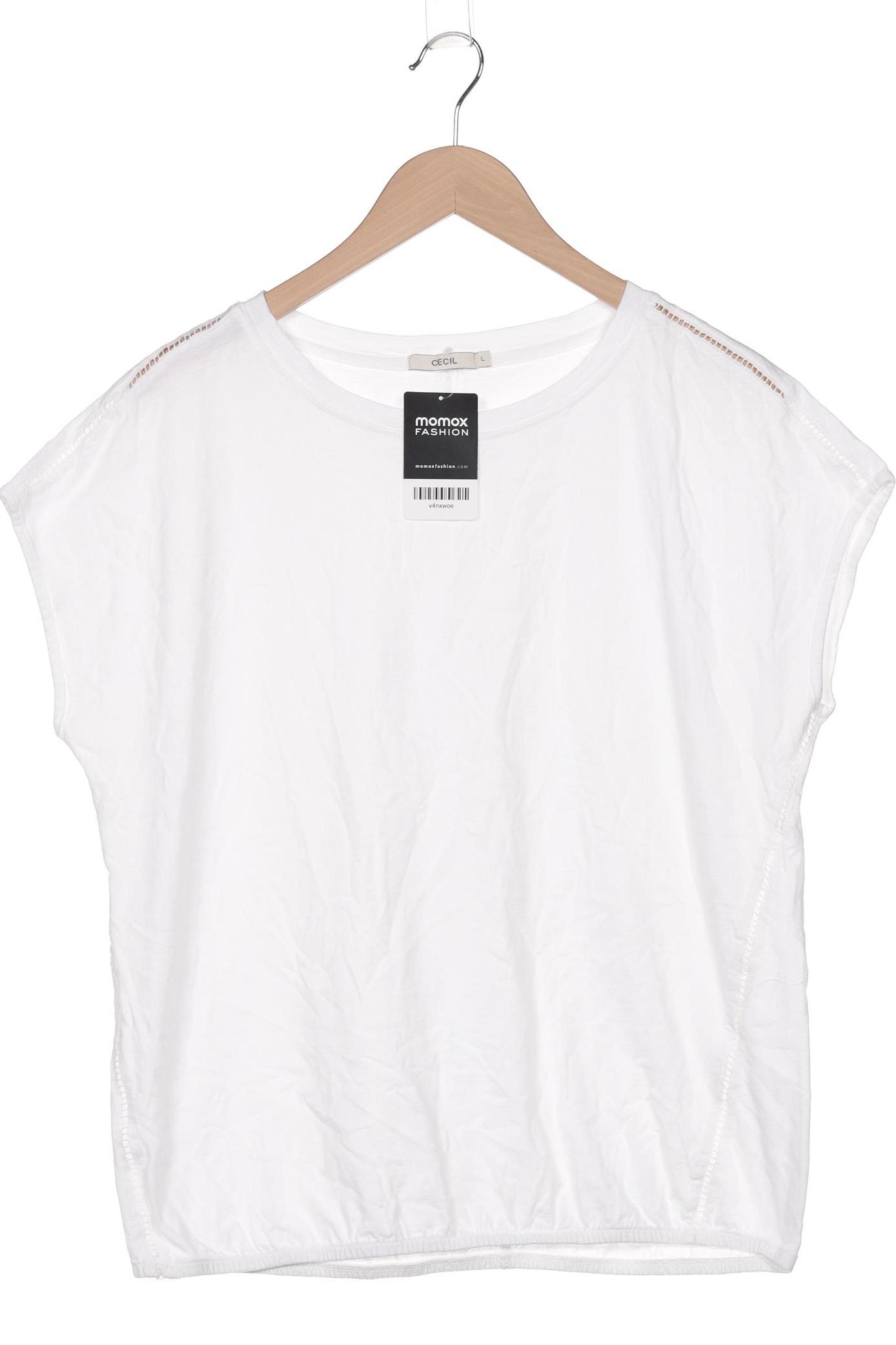 

Cecil Damen T-Shirt, weiß, Gr. 42