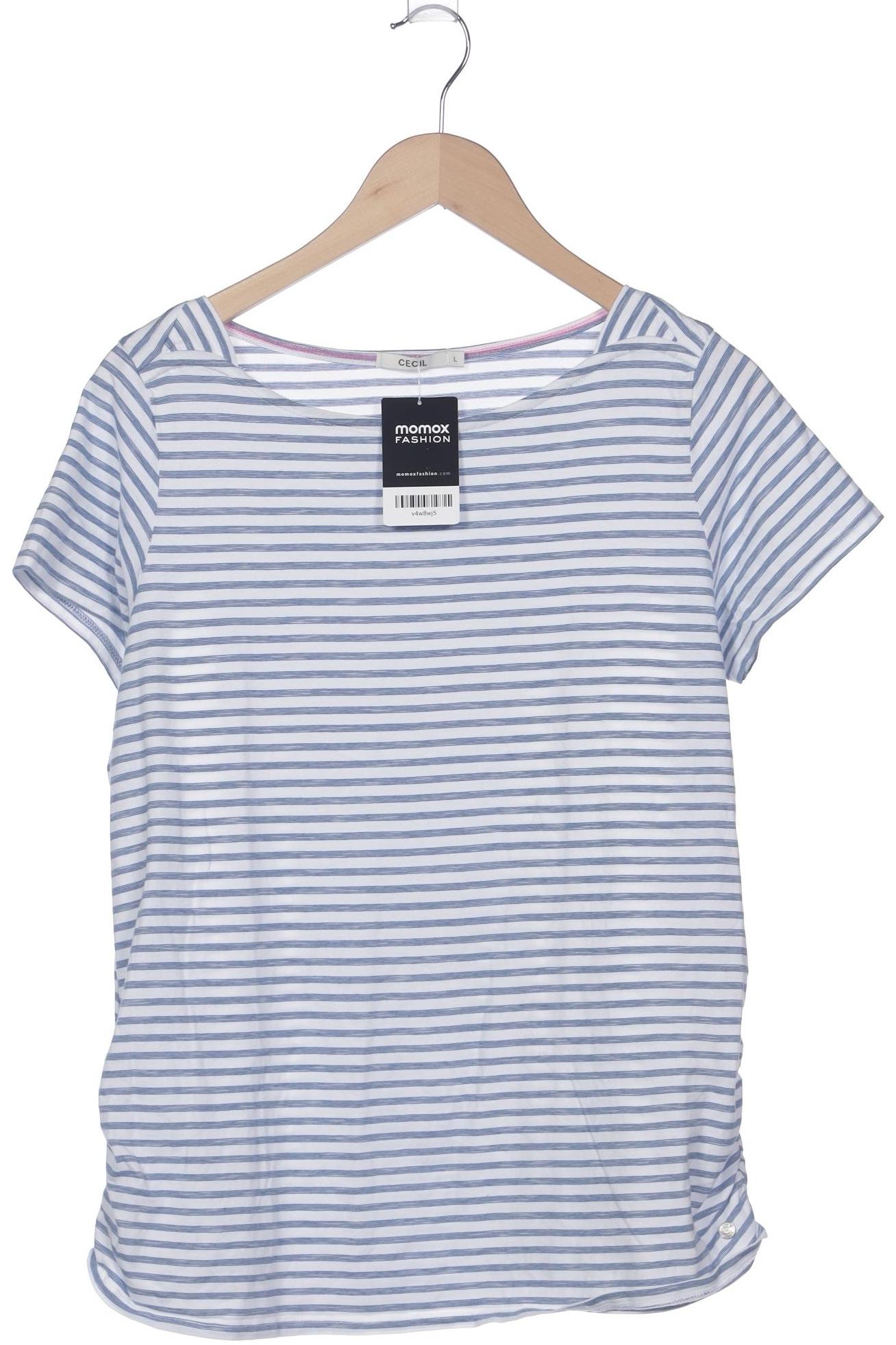 

Cecil Damen T-Shirt, blau, Gr. 42
