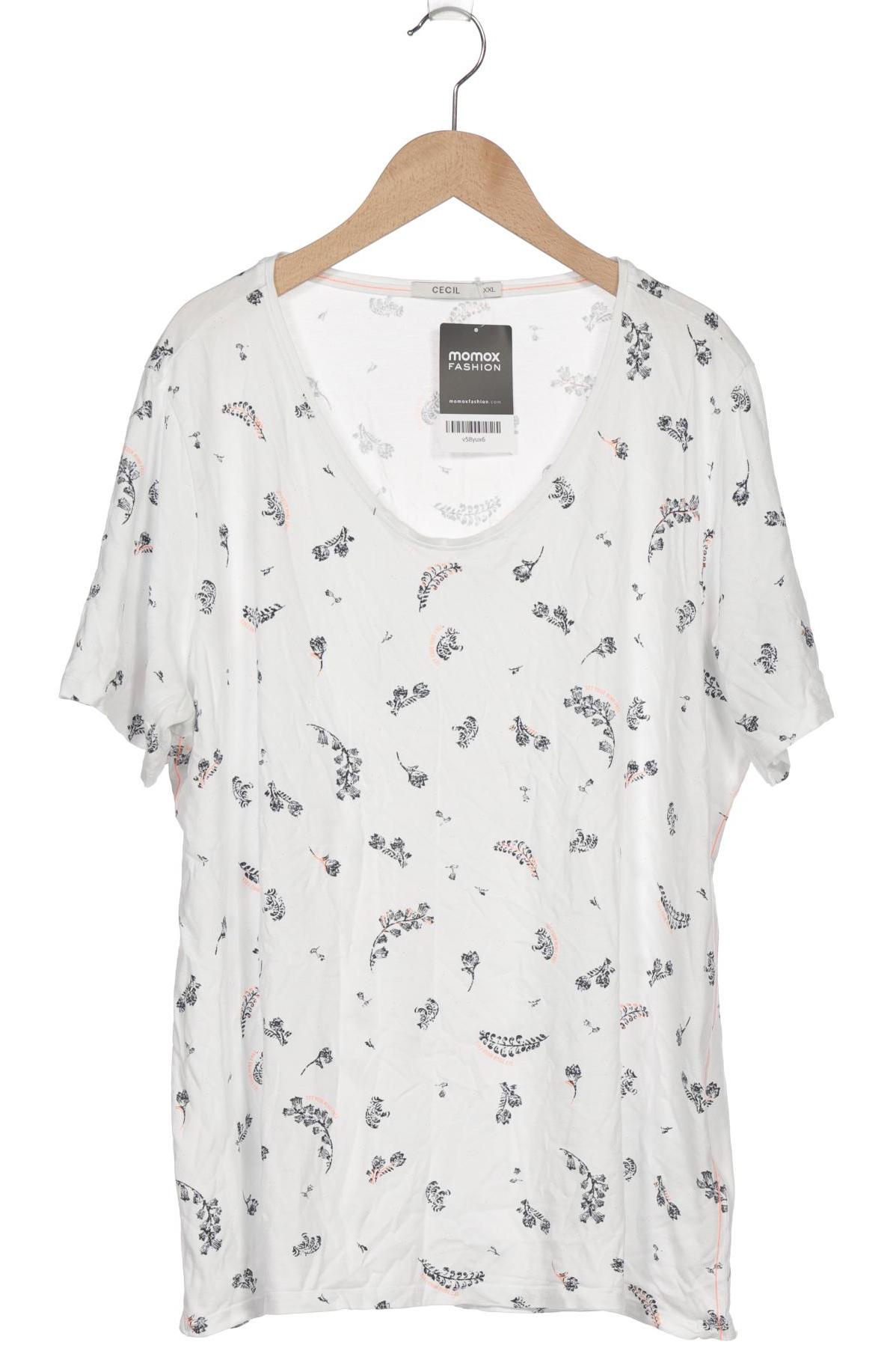 

Cecil Damen T-Shirt, weiß, Gr. 46