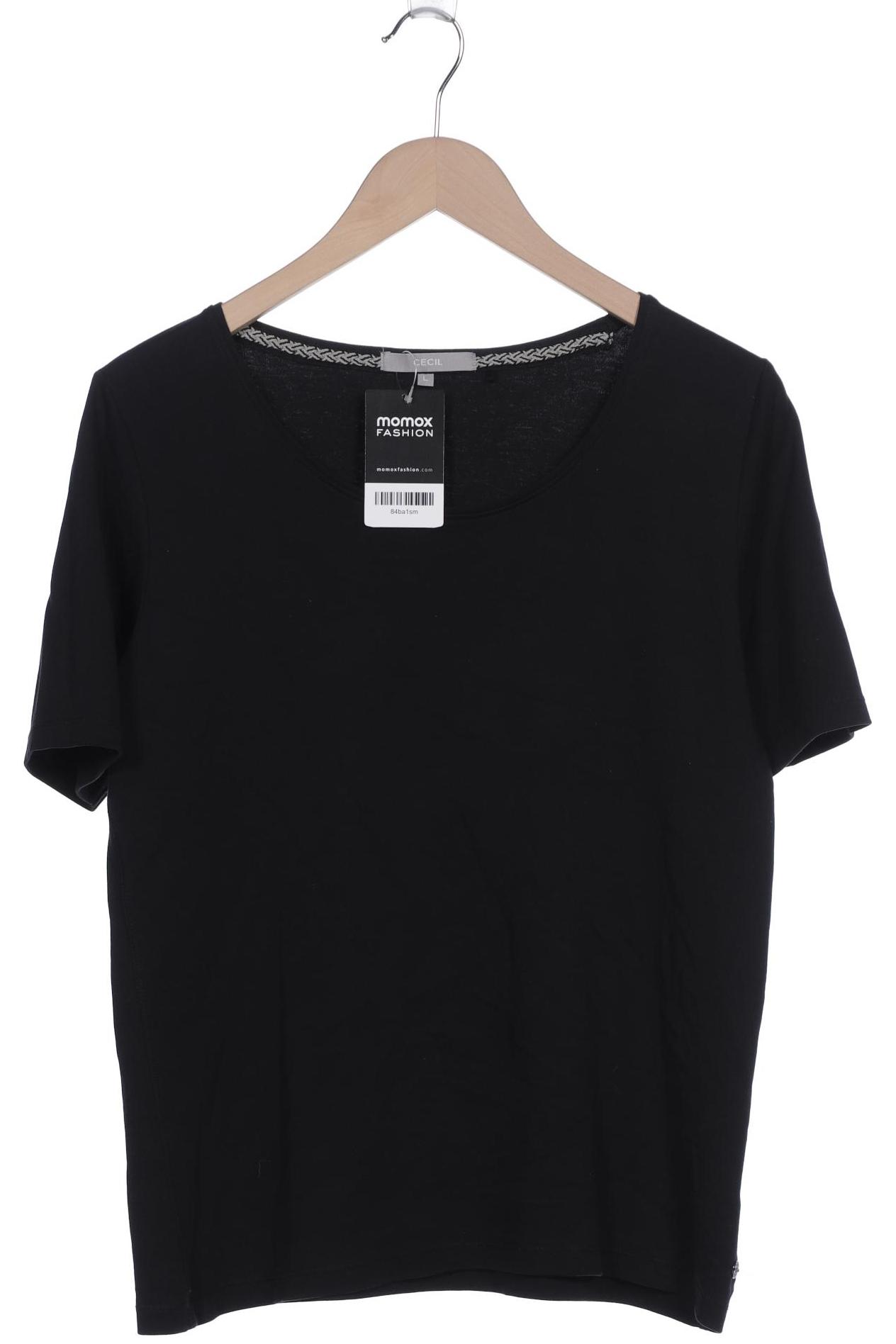 

Cecil Damen T-Shirt, schwarz, Gr. 42