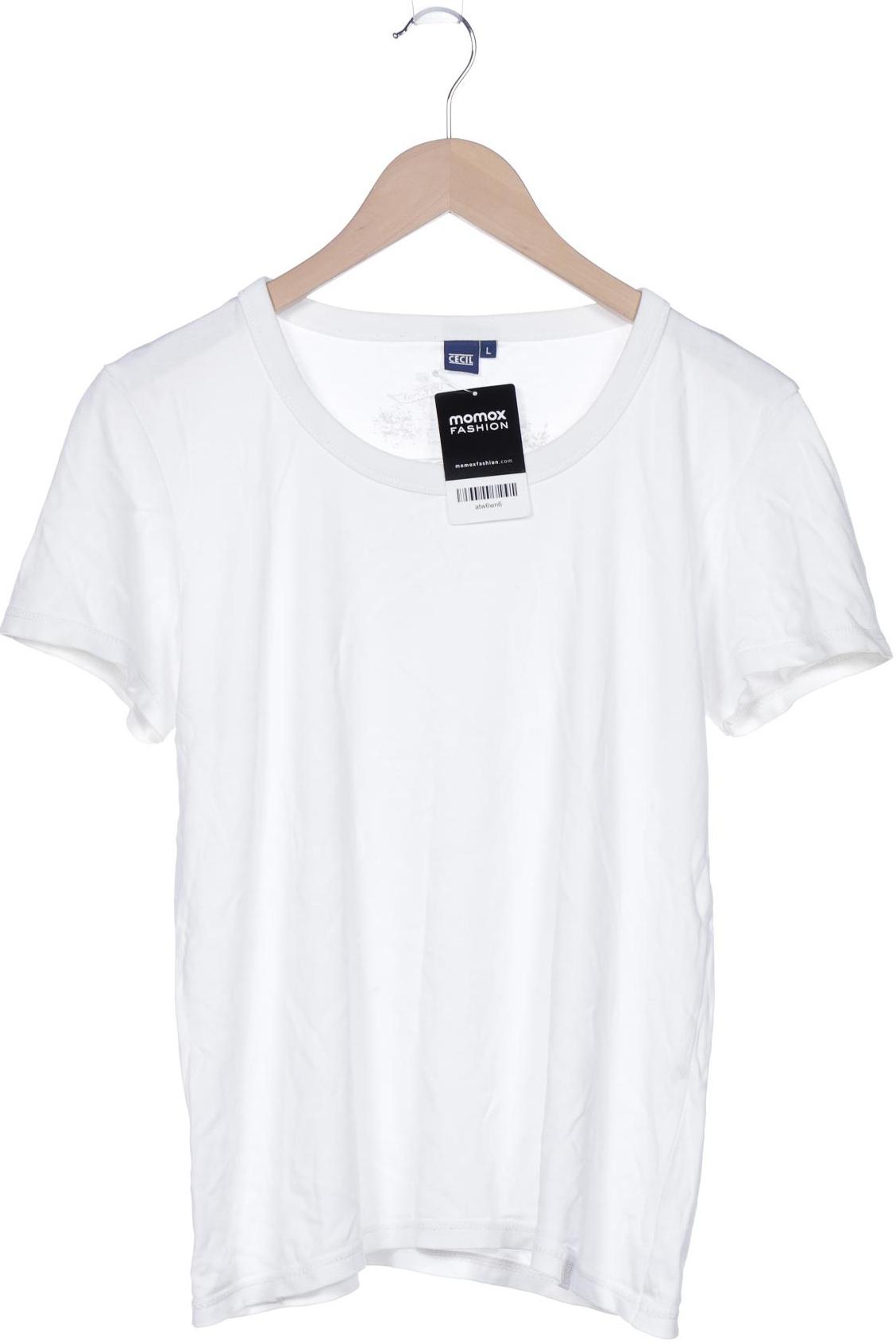 

Cecil Damen T-Shirt, weiß, Gr. 42