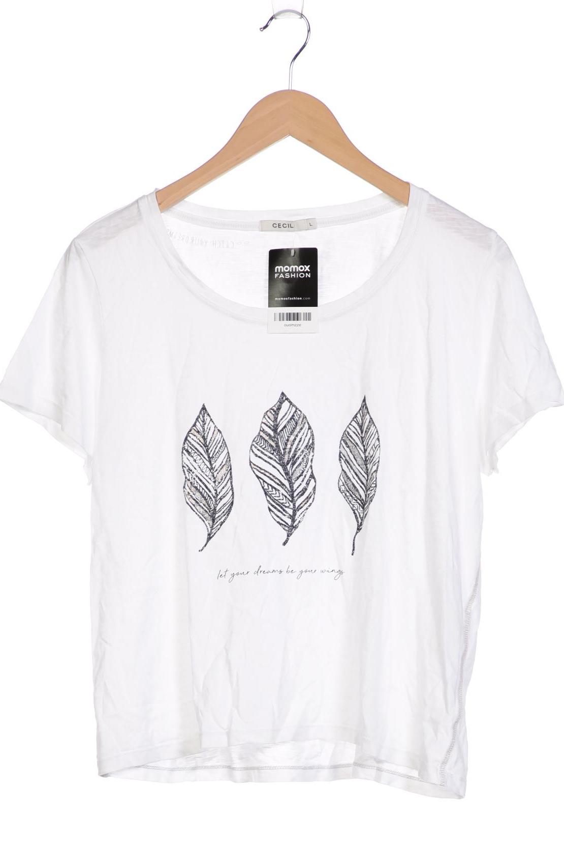 

Cecil Damen T-Shirt, weiß, Gr. 42