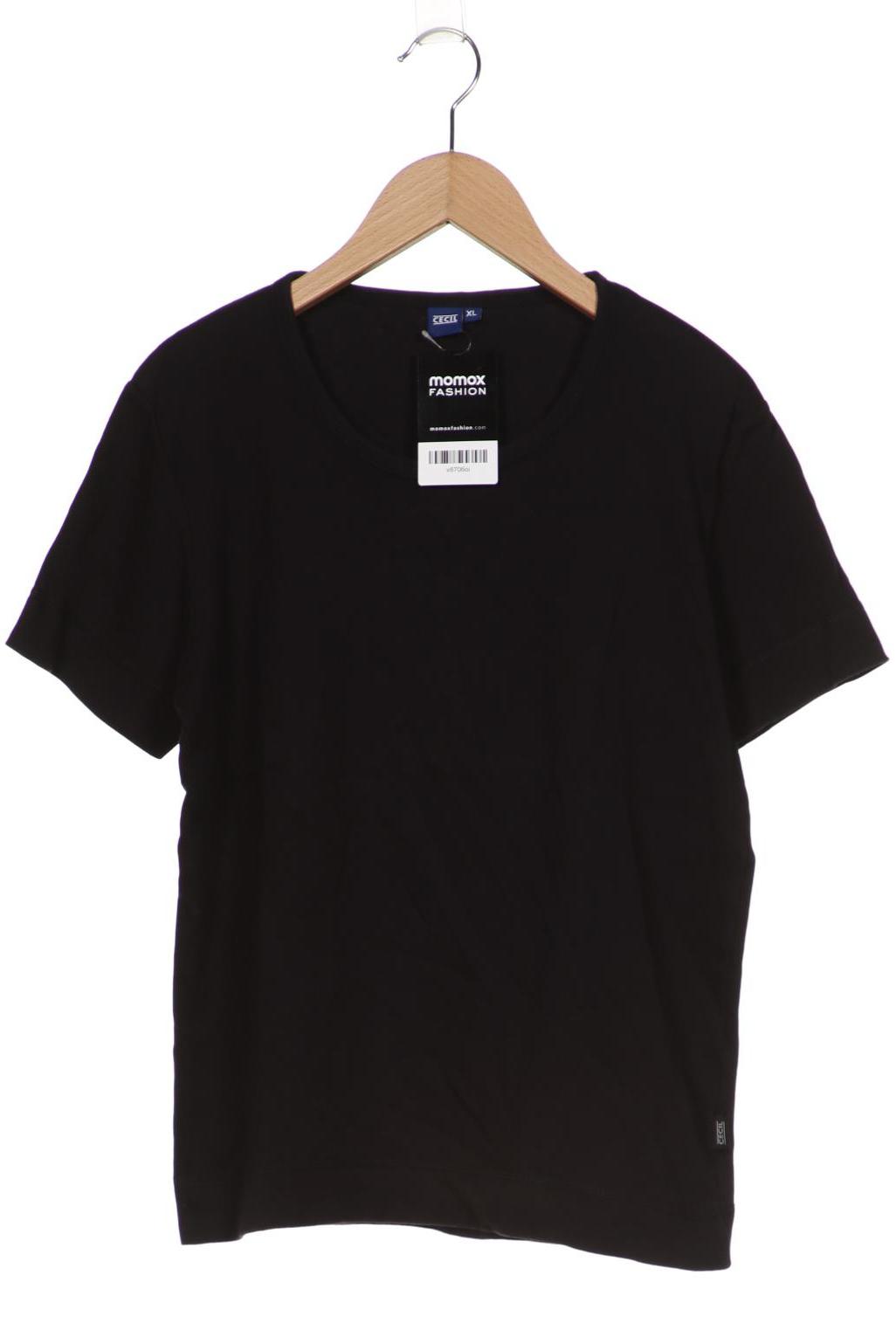 

CECIL Damen T-Shirt, schwarz