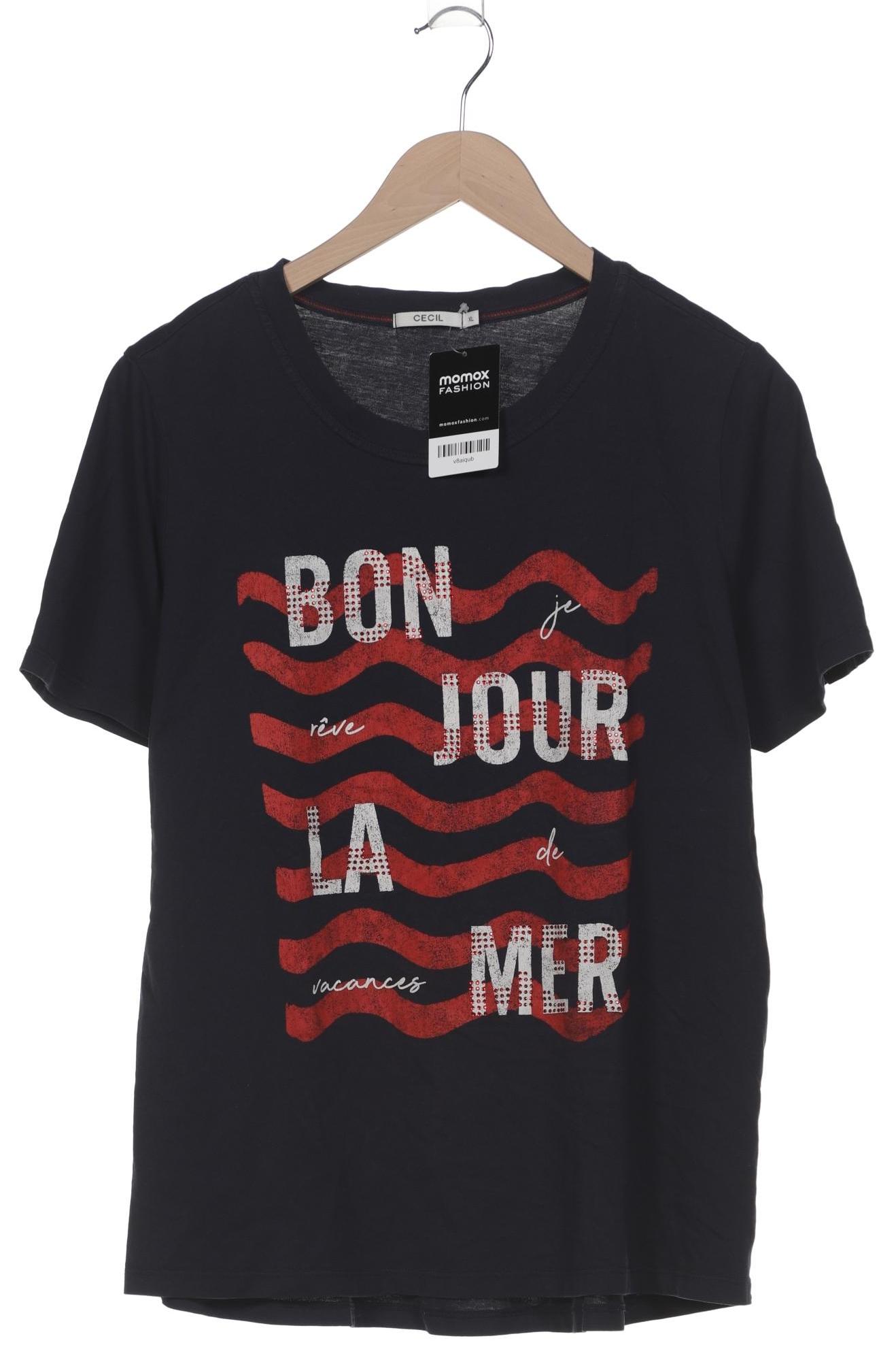 

Cecil Damen T-Shirt, marineblau, Gr. 44