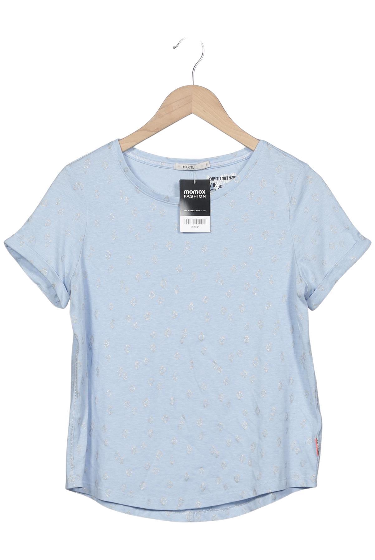 

Cecil Damen T-Shirt, blau, Gr. 36