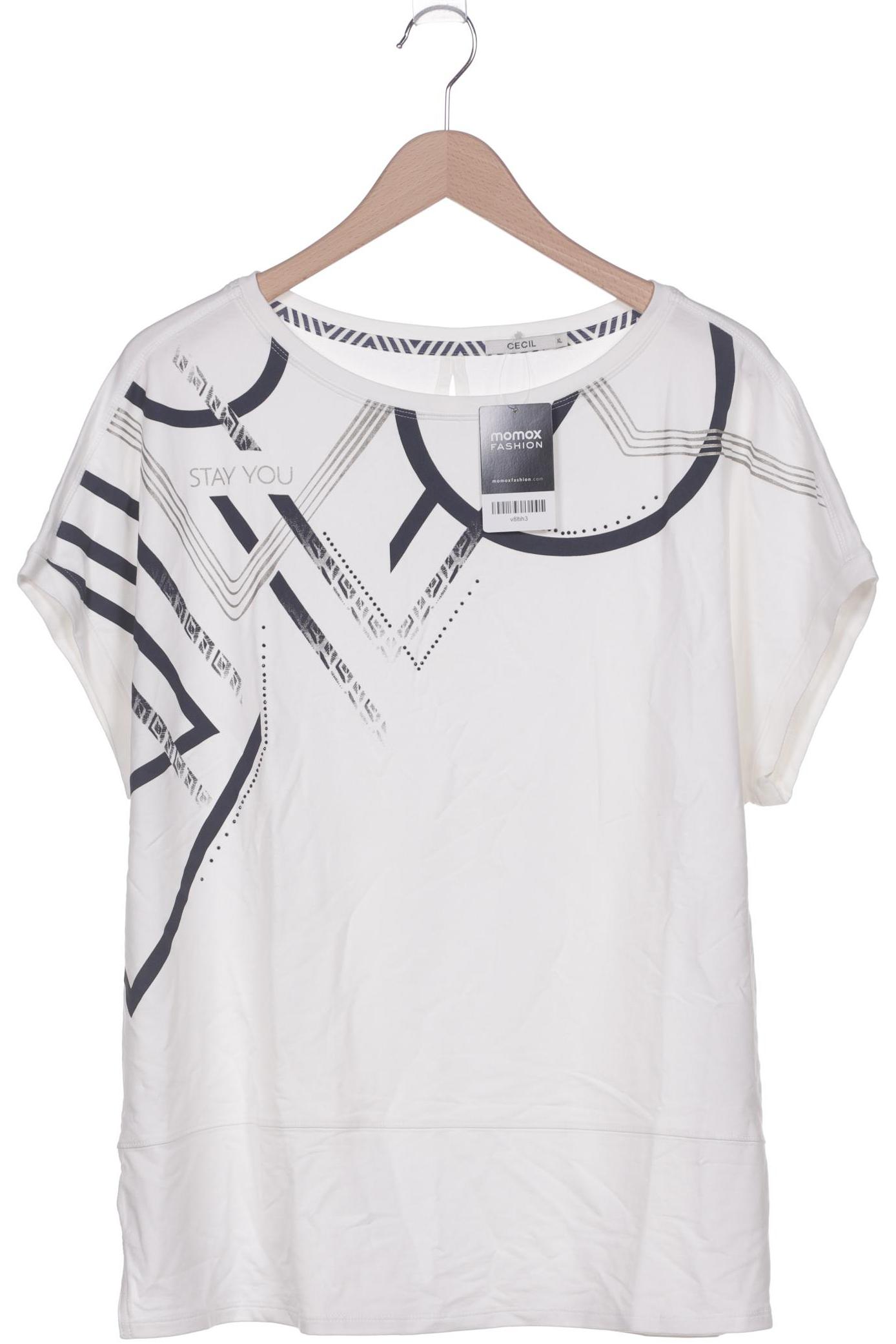 

Cecil Damen T-Shirt, weiß, Gr. 44