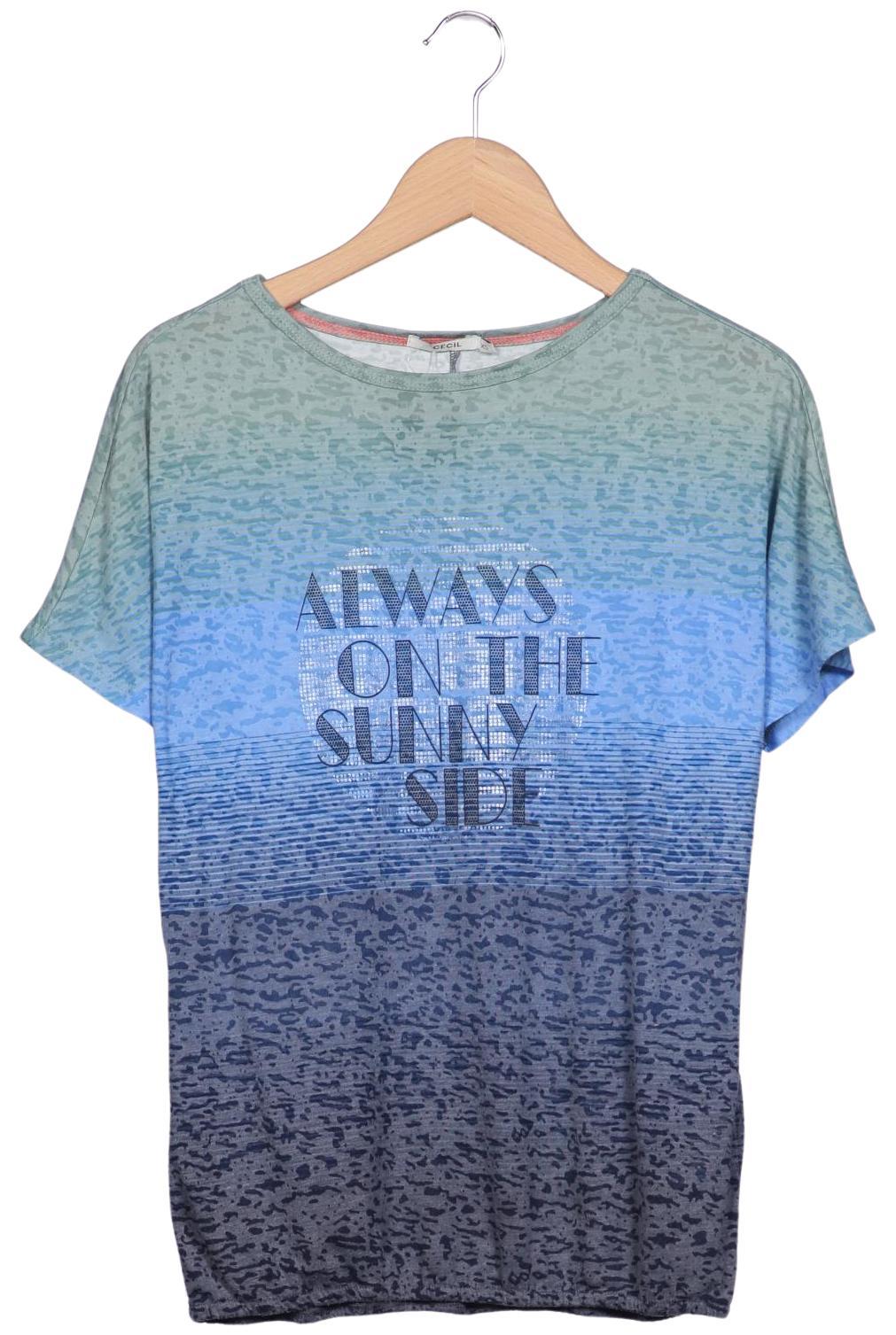 

Cecil Damen T-Shirt, hellblau, Gr. 34