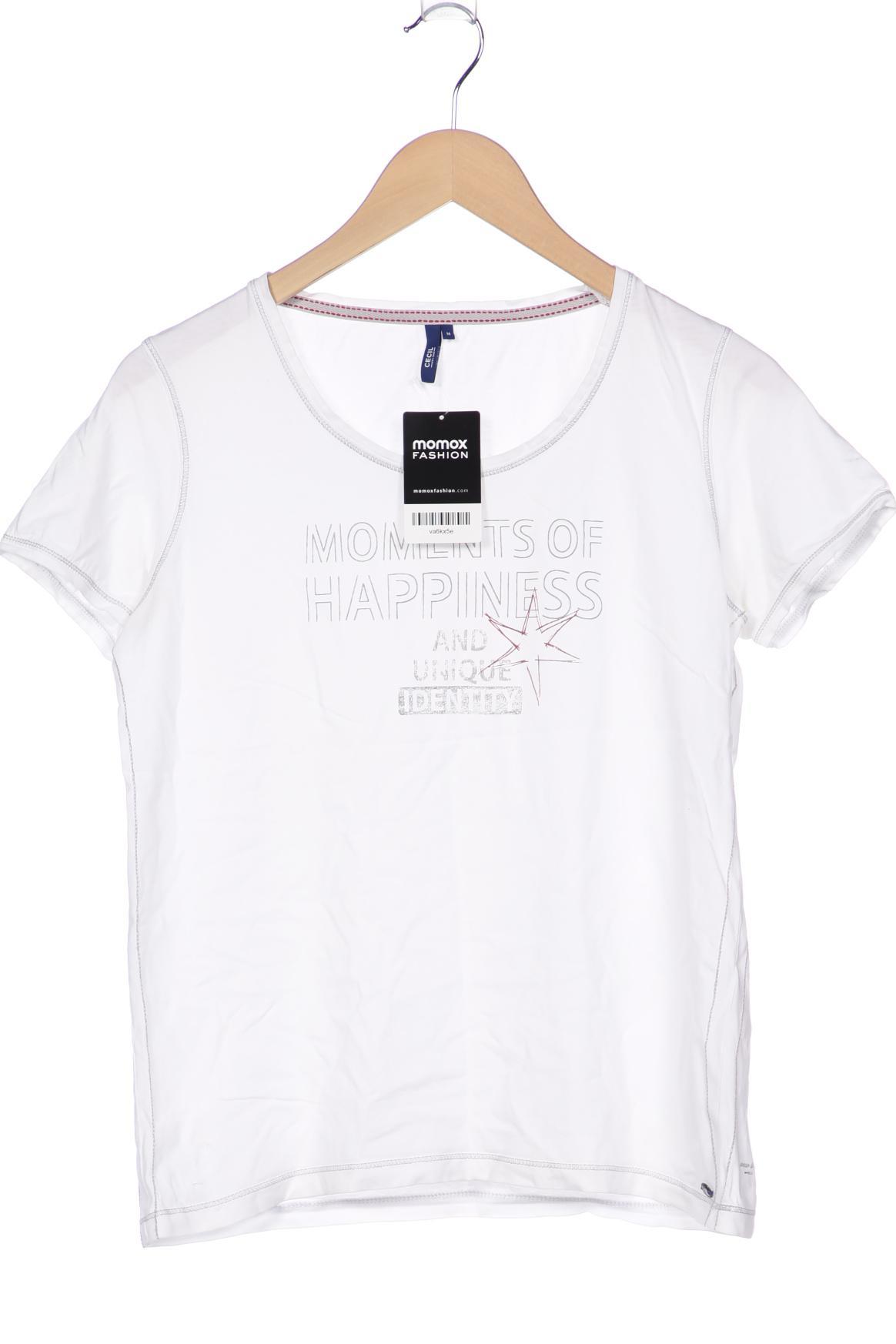 

CECIL Damen T-Shirt, cremeweiß