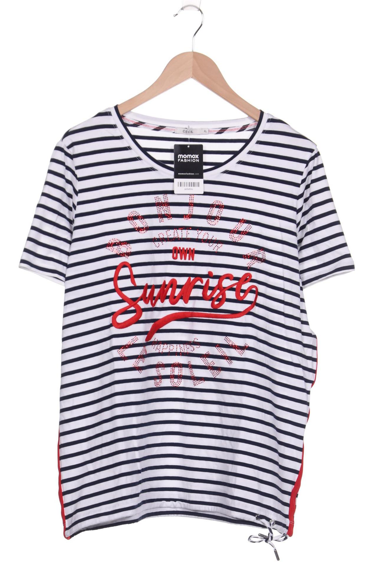 

Cecil Damen T-Shirt, weiß, Gr. 44