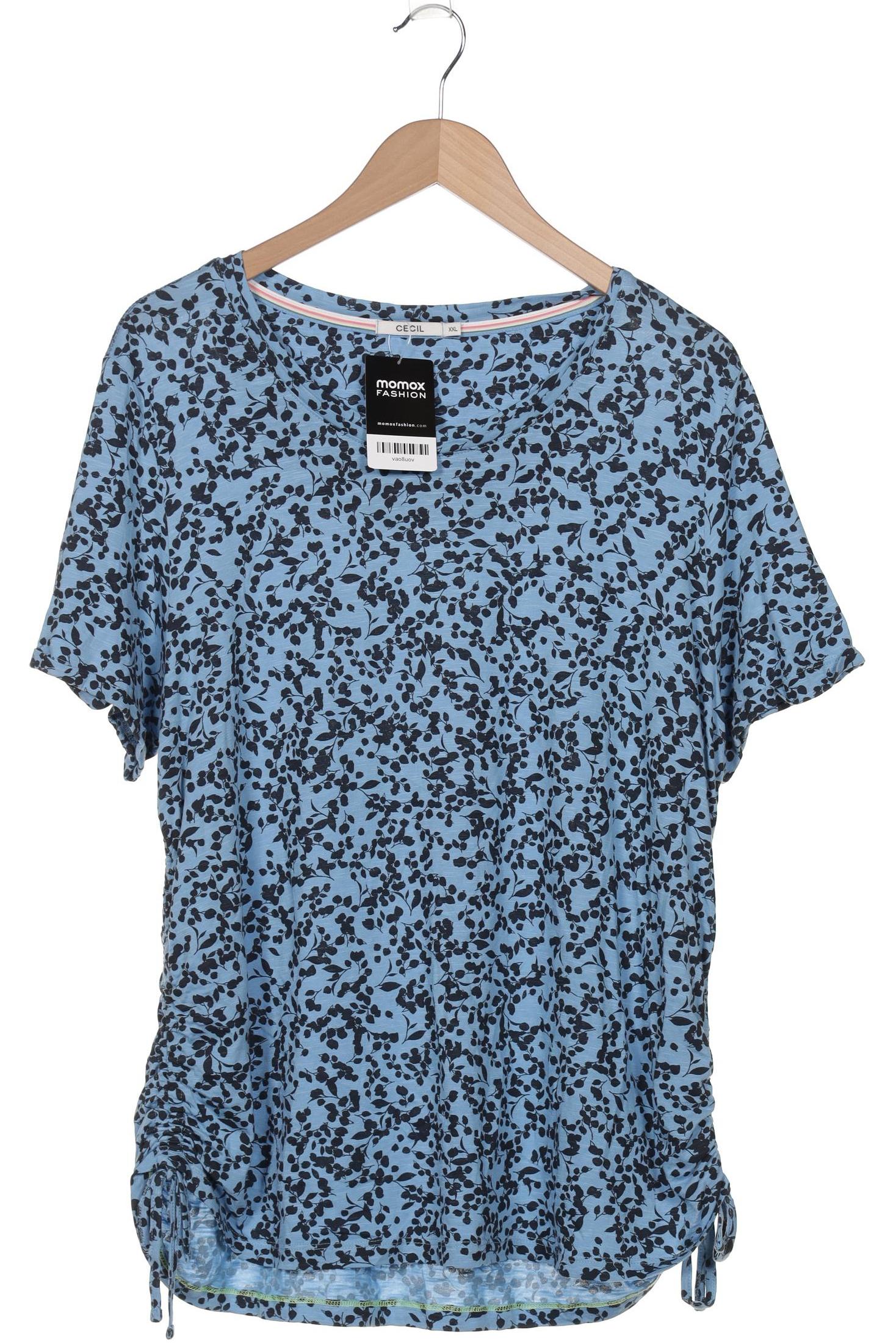 

Cecil Damen T-Shirt, blau, Gr. 46