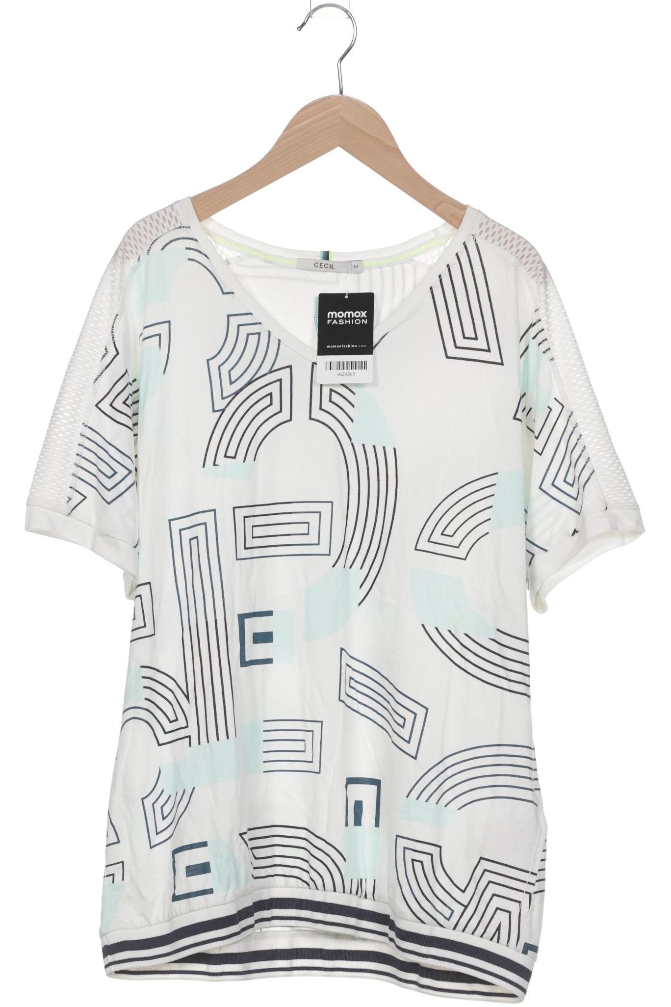 

Cecil Damen T-Shirt, weiß, Gr. 38