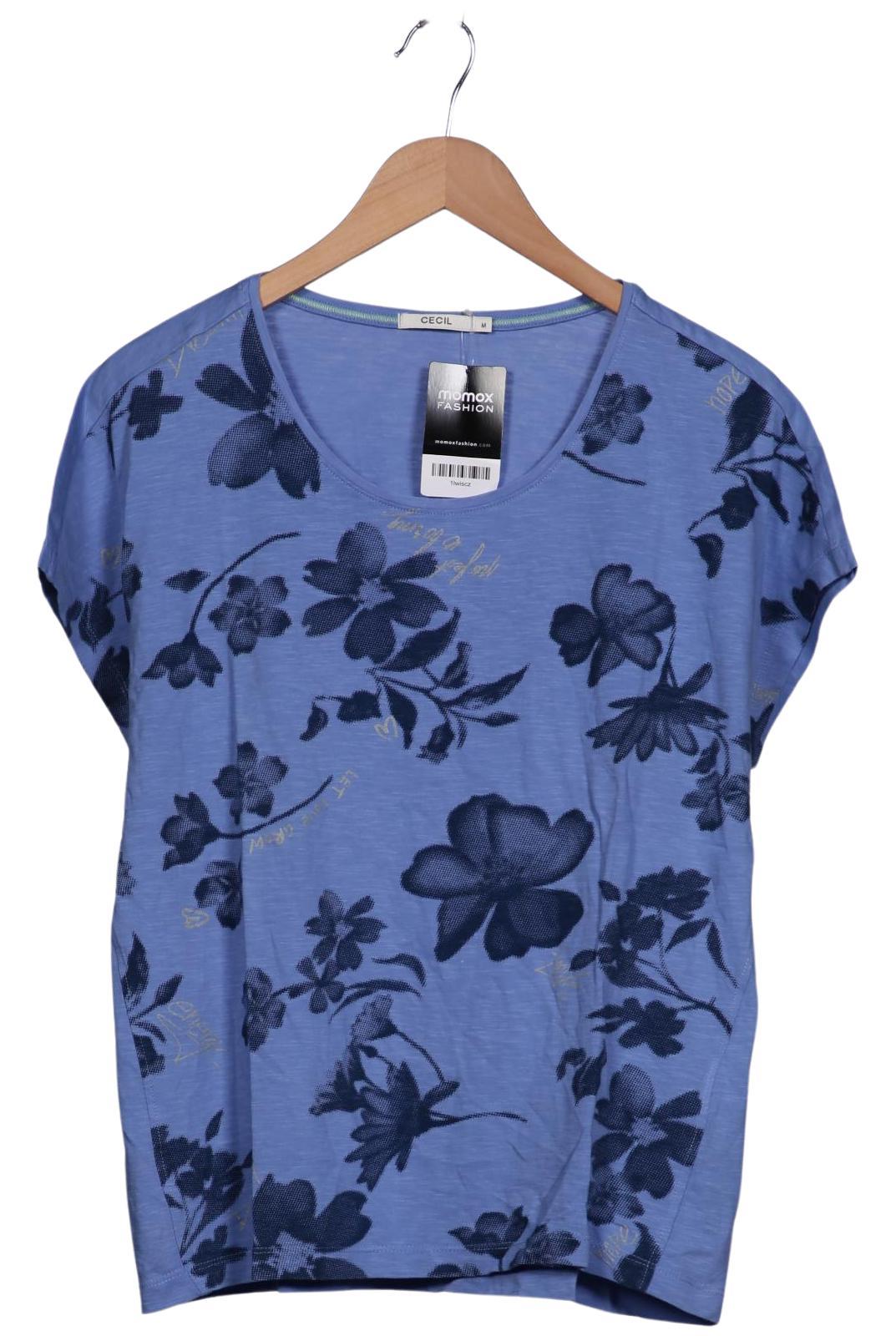 

Cecil Damen T-Shirt, blau, Gr. 38