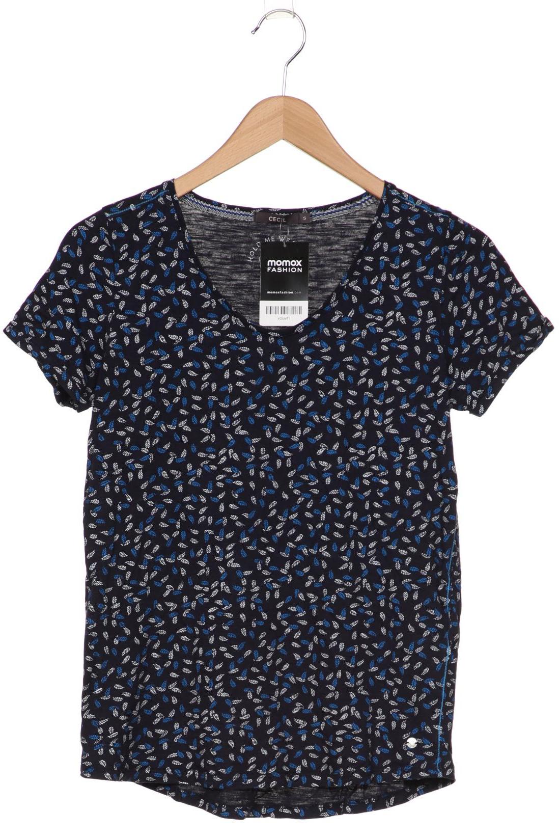 

CECIL Damen T-Shirt, marineblau