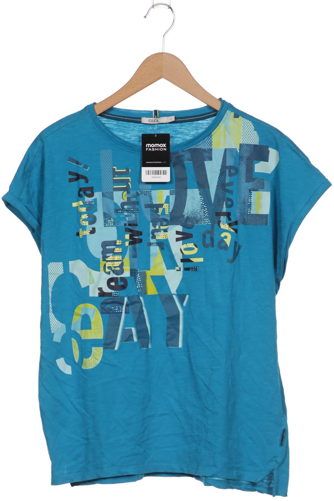 

CECIL Damen T-Shirt, blau