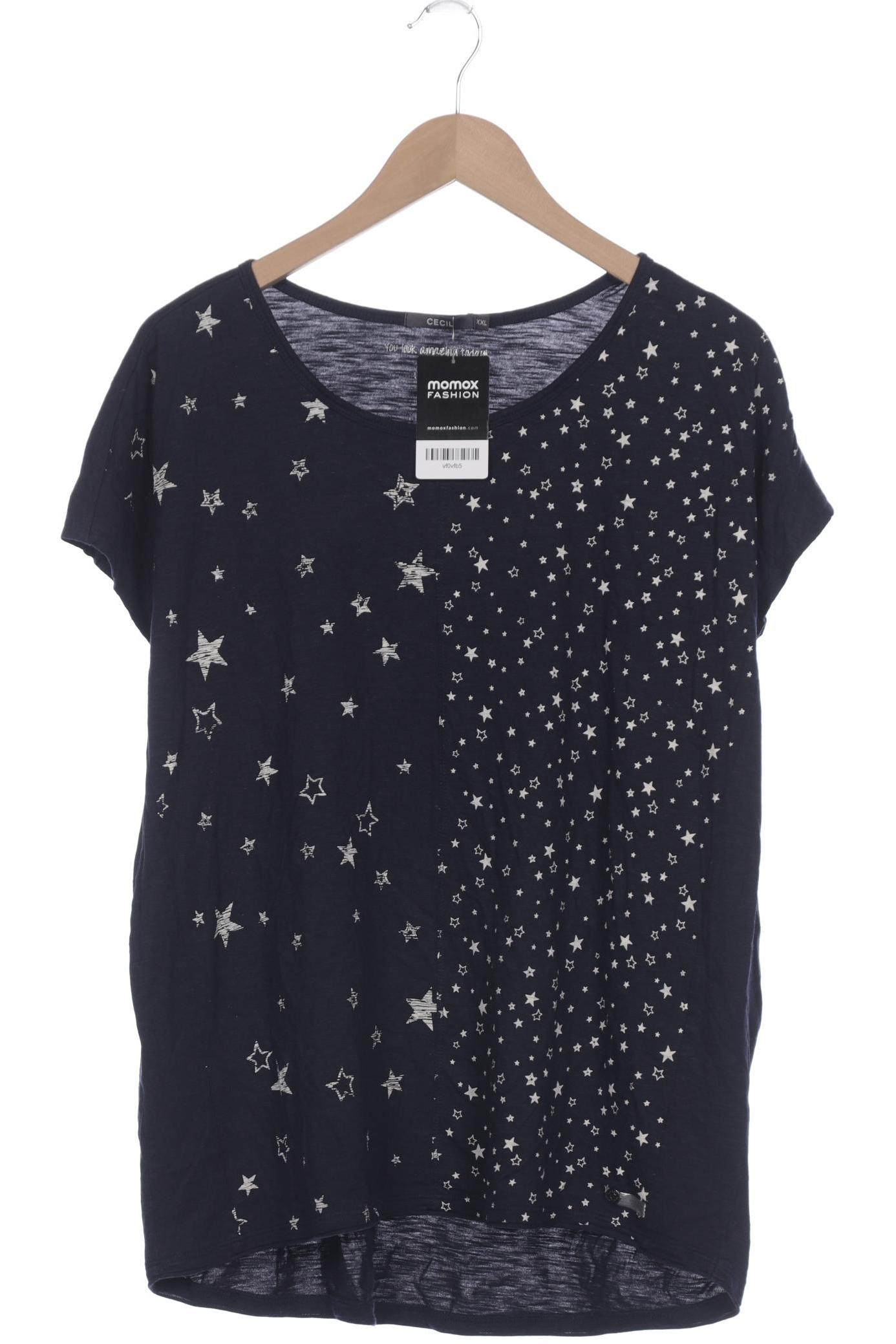 

Cecil Damen T-Shirt, marineblau, Gr. 46