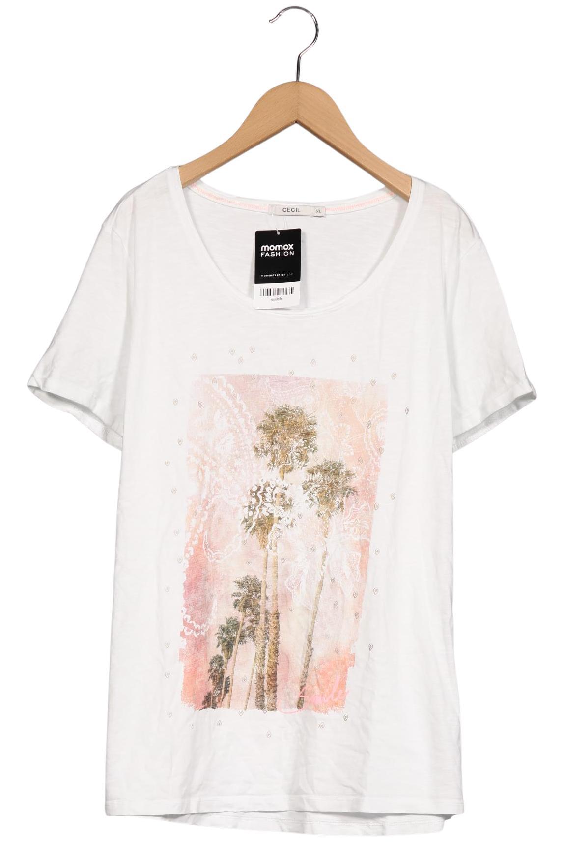 

Cecil Damen T-Shirt, weiß, Gr. 44
