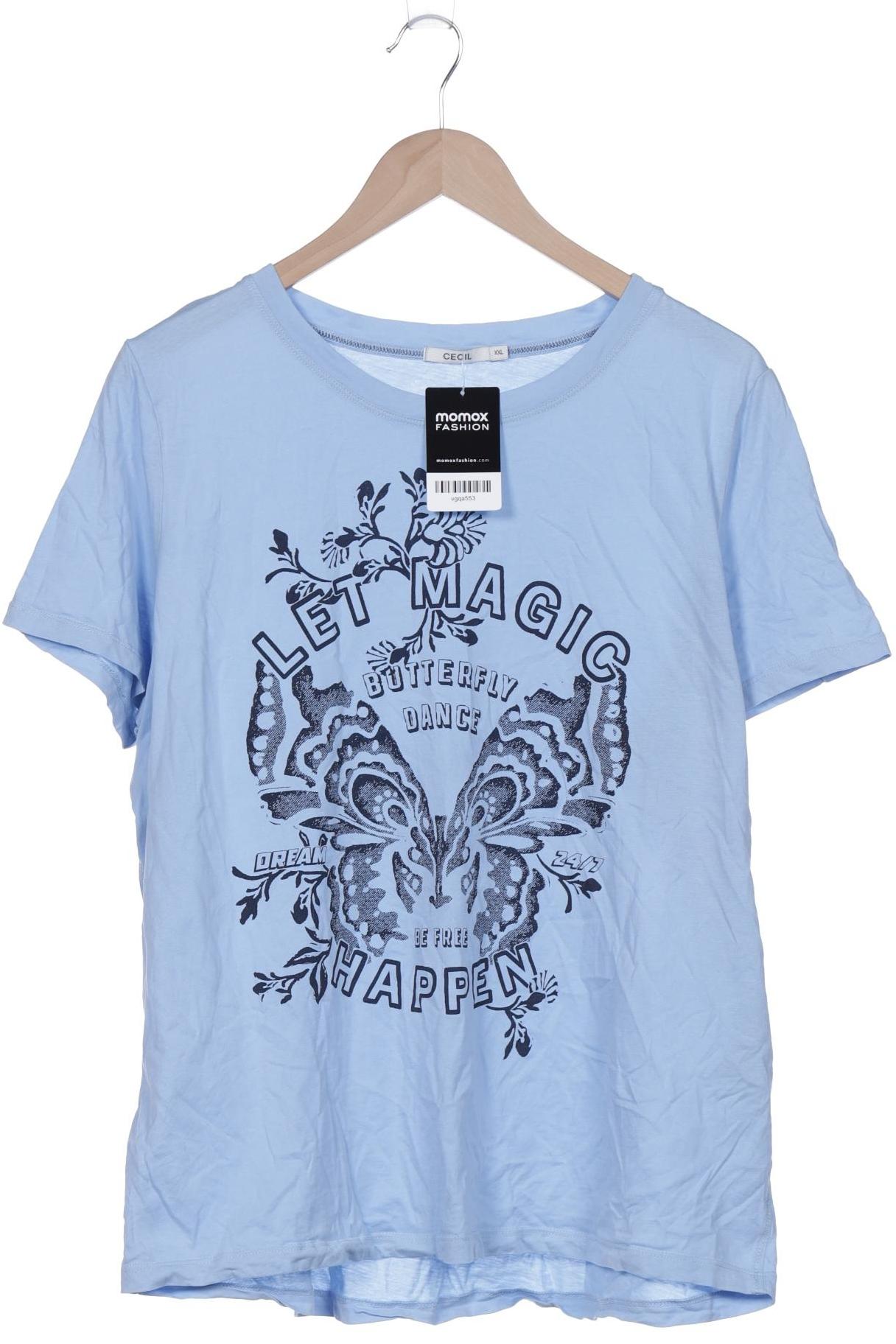 

Cecil Damen T-Shirt, hellblau, Gr. 46