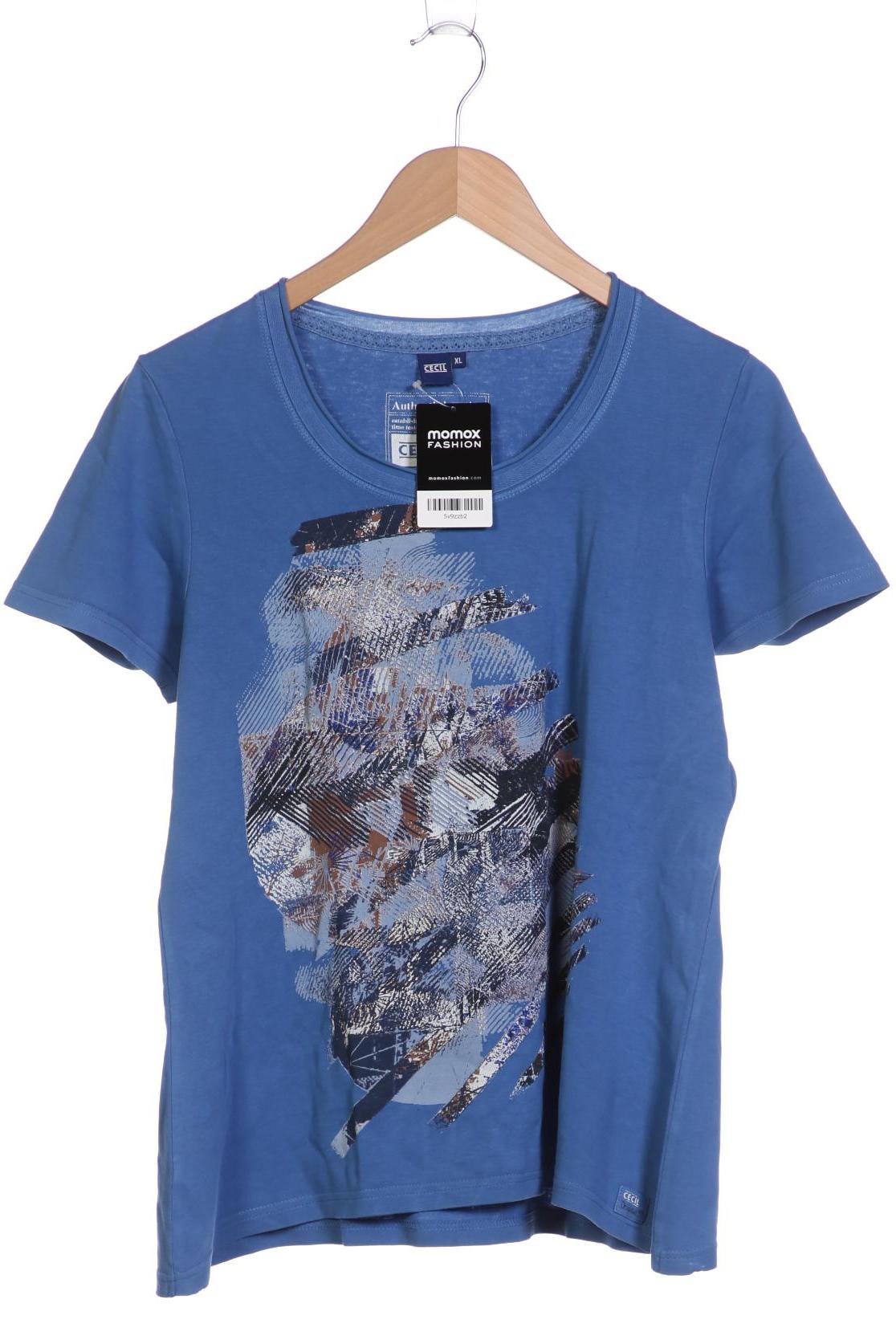 

Cecil Damen T-Shirt, blau, Gr. 44