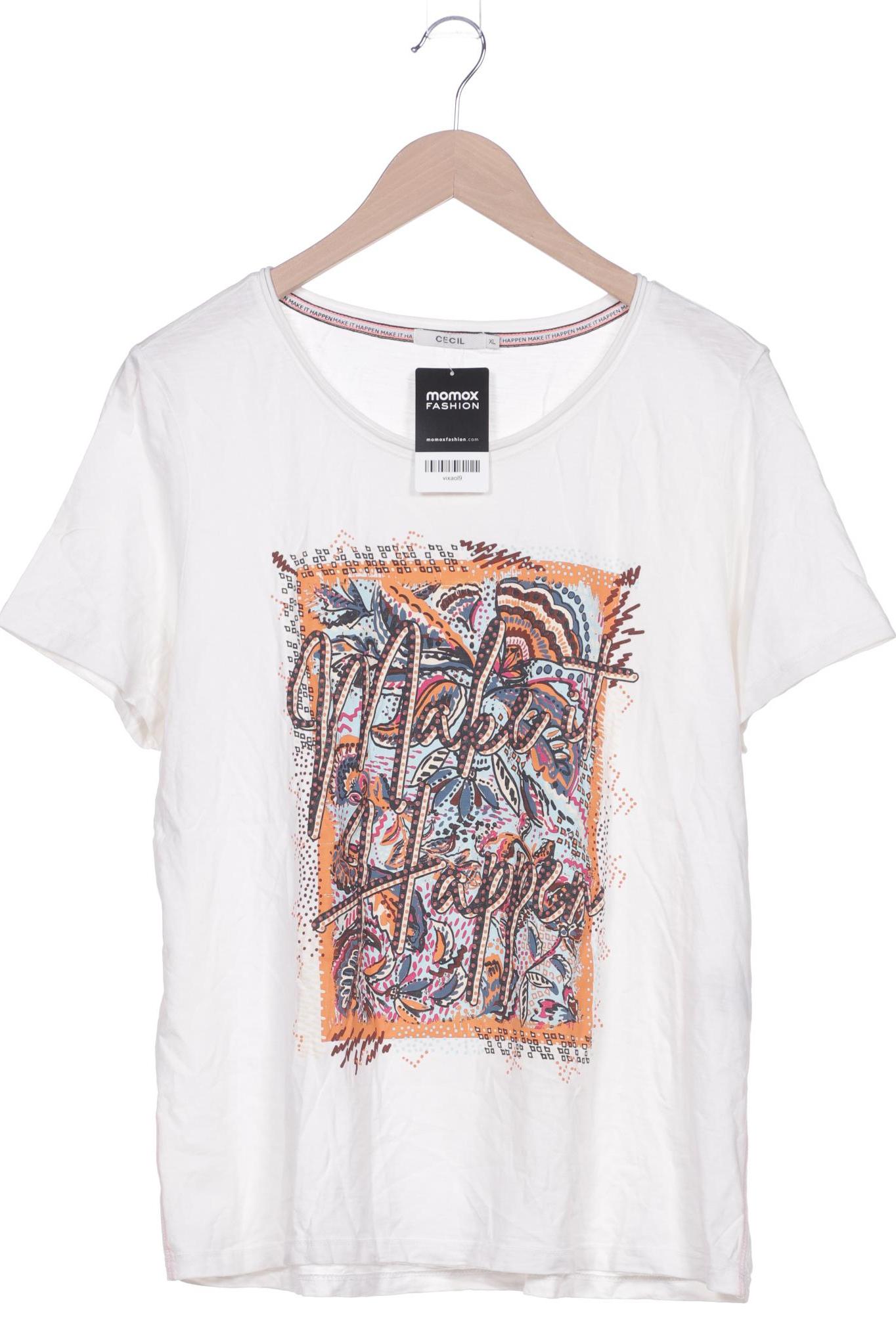 

Cecil Damen T-Shirt, weiß, Gr. 44