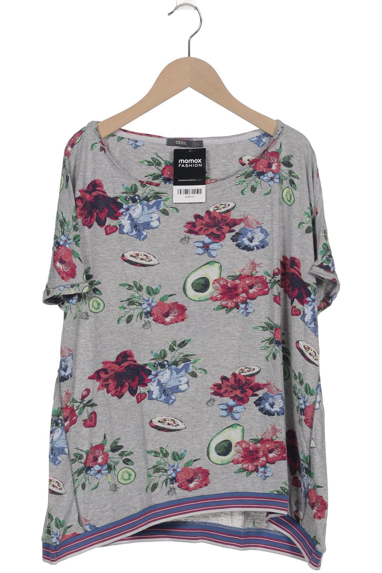 

Cecil Damen T-Shirt, grau, Gr. 42
