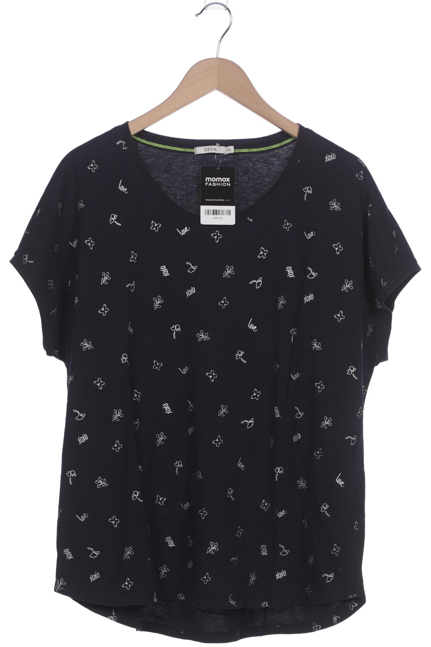 

Cecil Damen T-Shirt, marineblau, Gr. 46