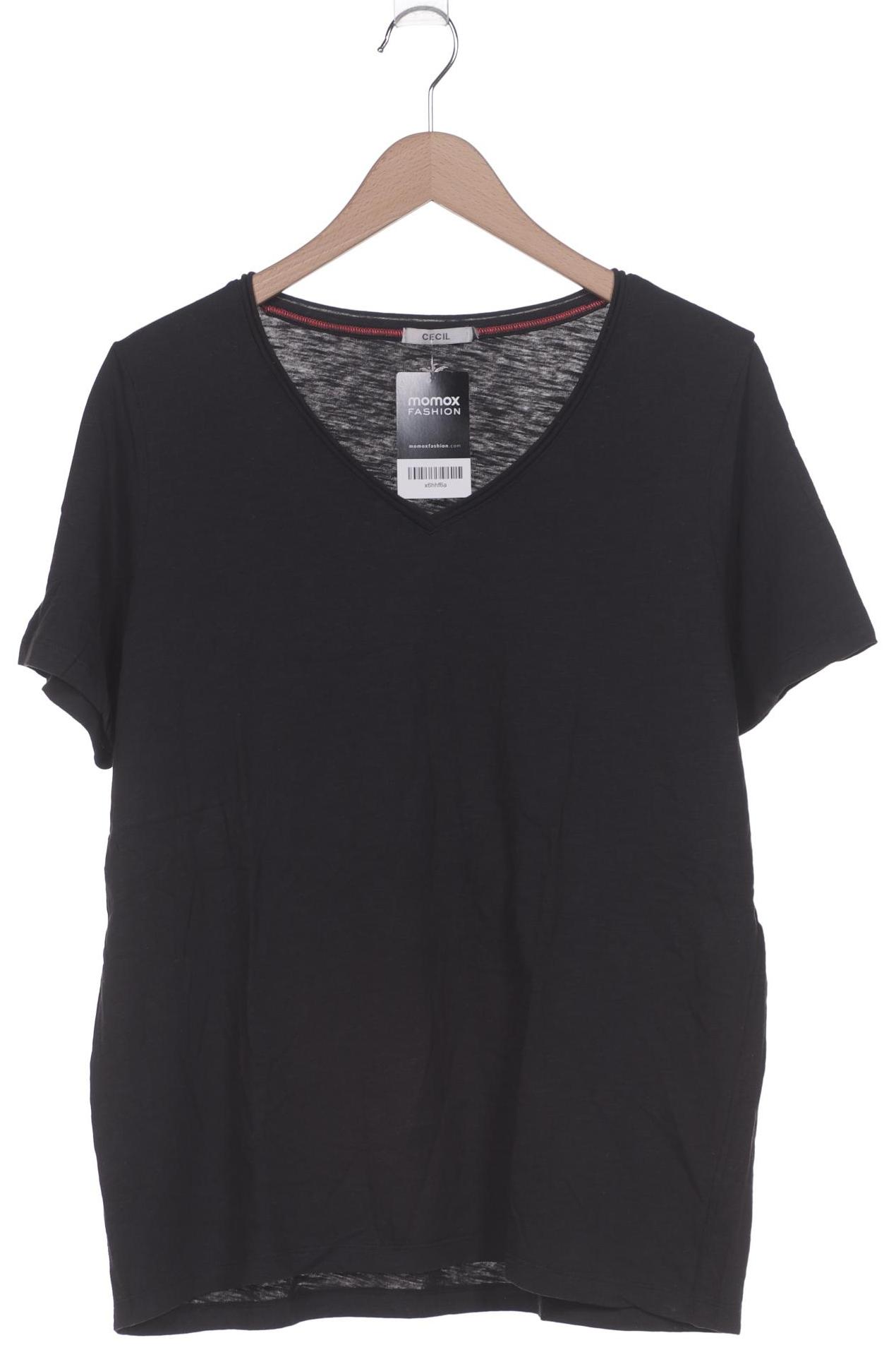 

Cecil Damen T-Shirt, schwarz, Gr. 48