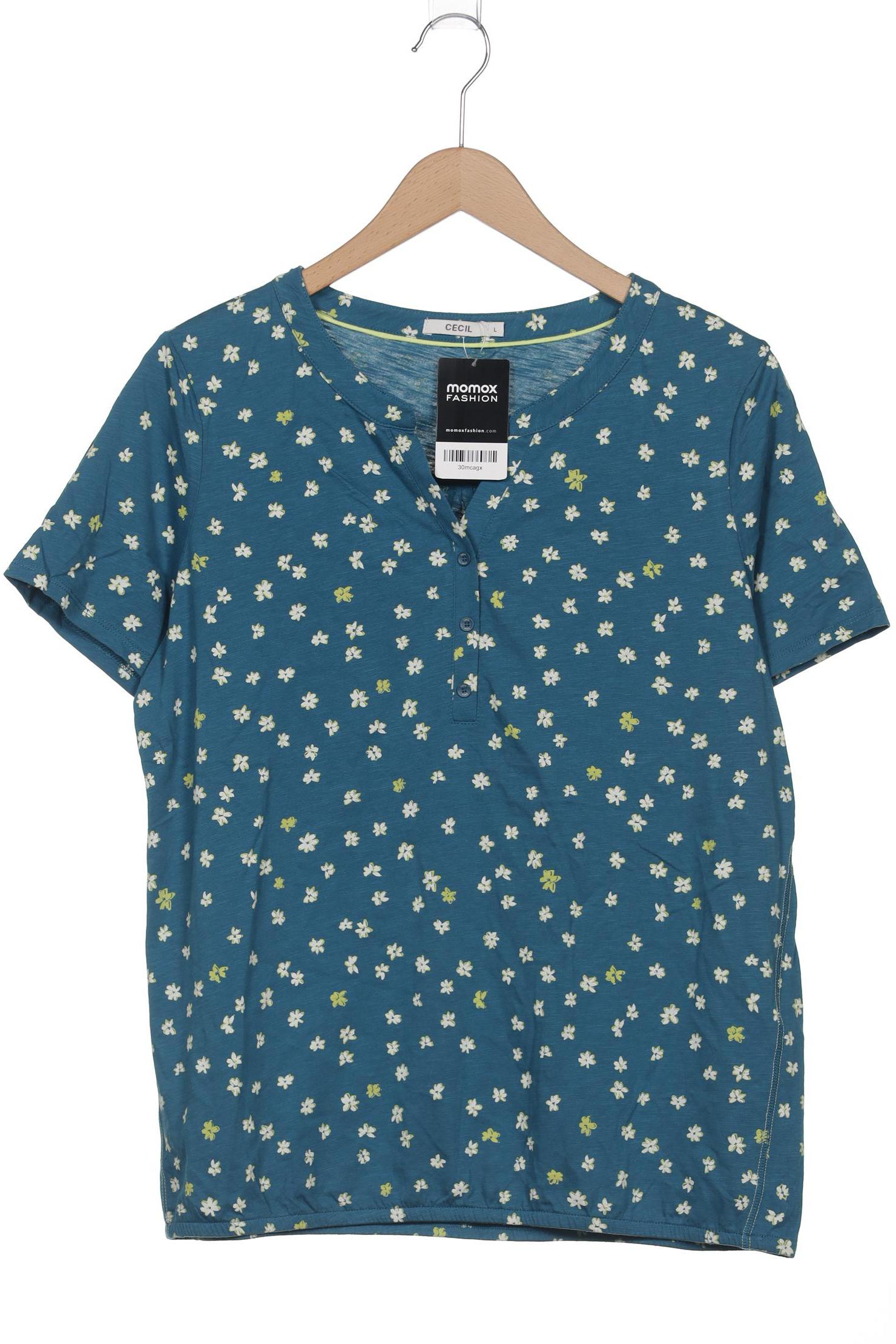 

Cecil Damen T-Shirt, blau, Gr. 42