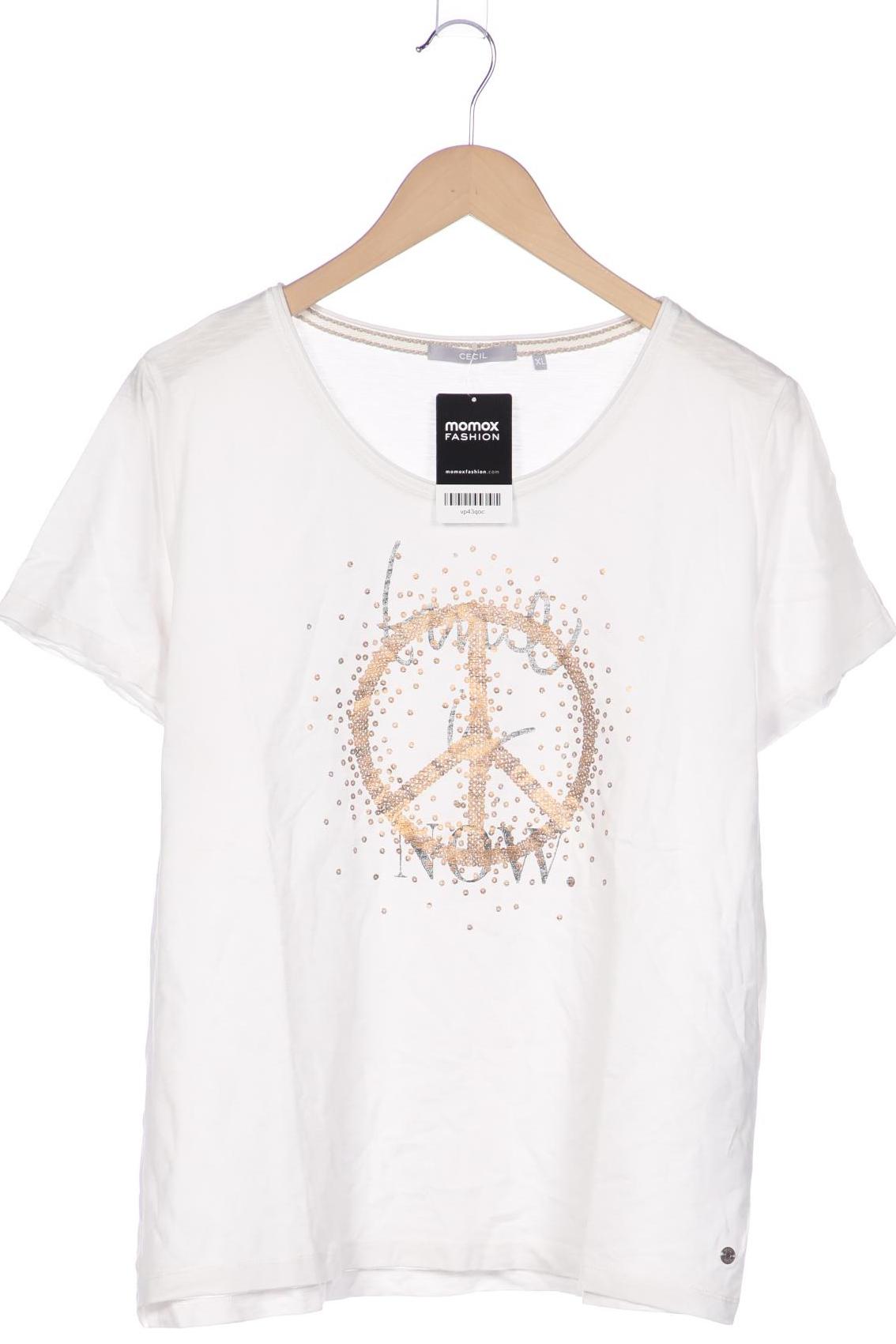 

Cecil Damen T-Shirt, weiß, Gr. 44