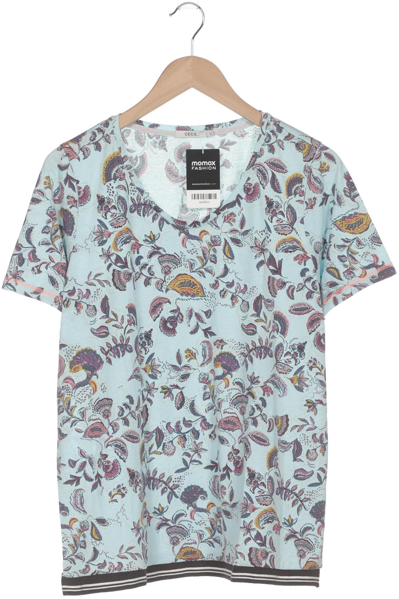 

Cecil Damen T-Shirt, hellblau, Gr. 42