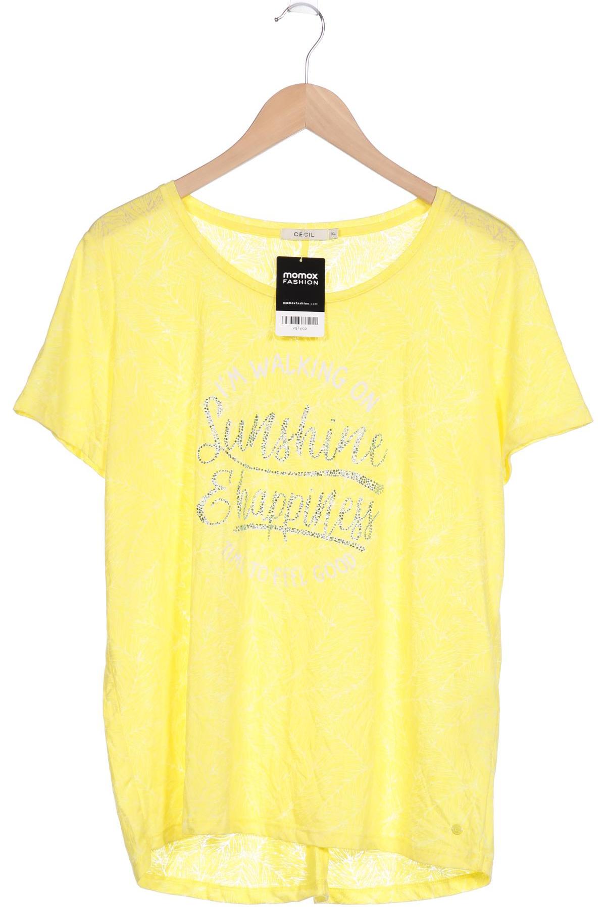 

CECIL Damen T-Shirt, gelb