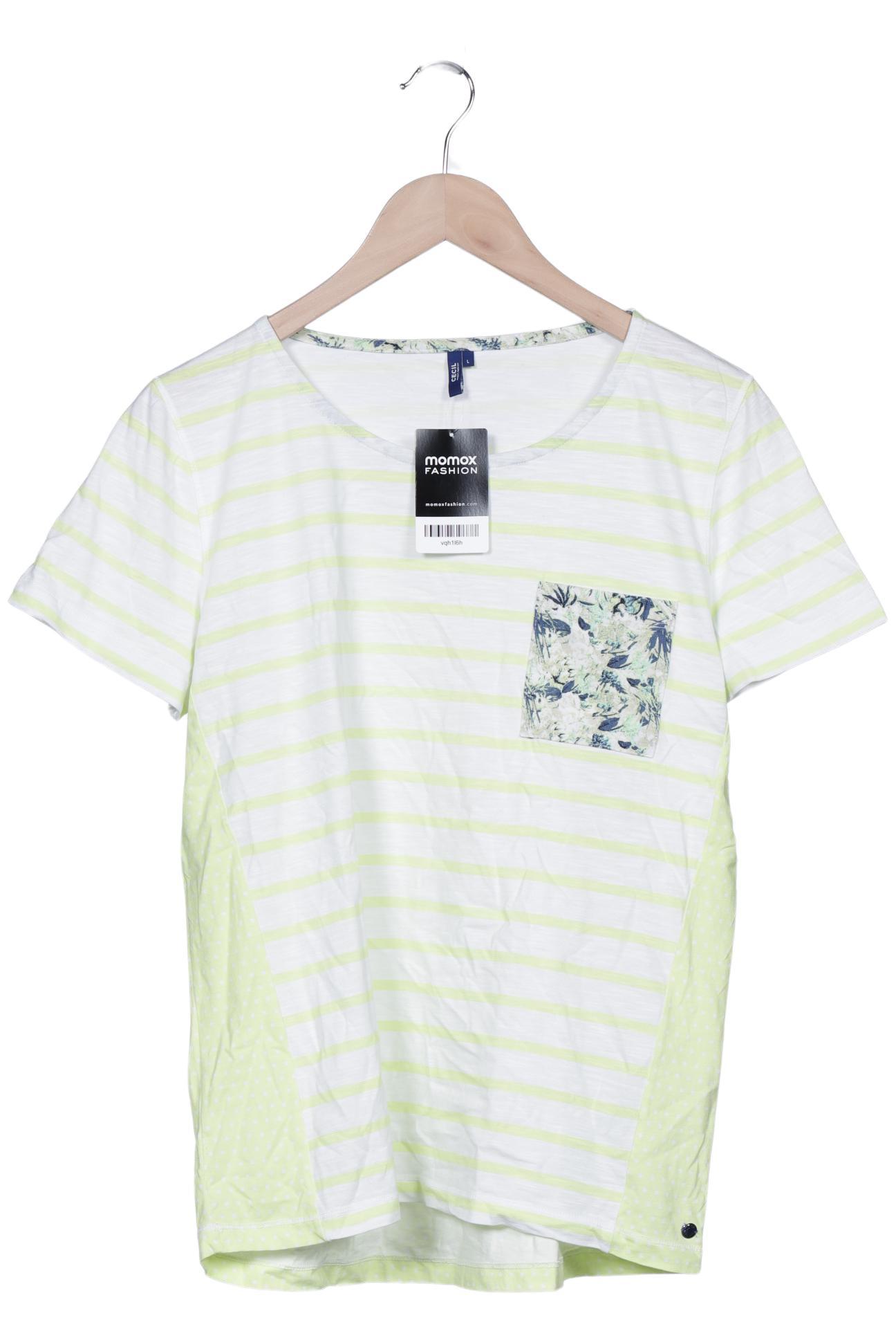 

Cecil Damen T-Shirt, hellgrün, Gr. 42