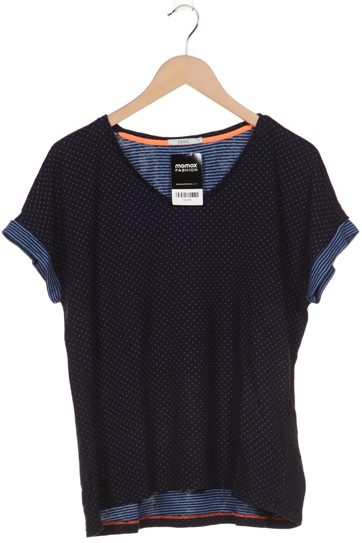 

CECIL Damen T-Shirt, marineblau