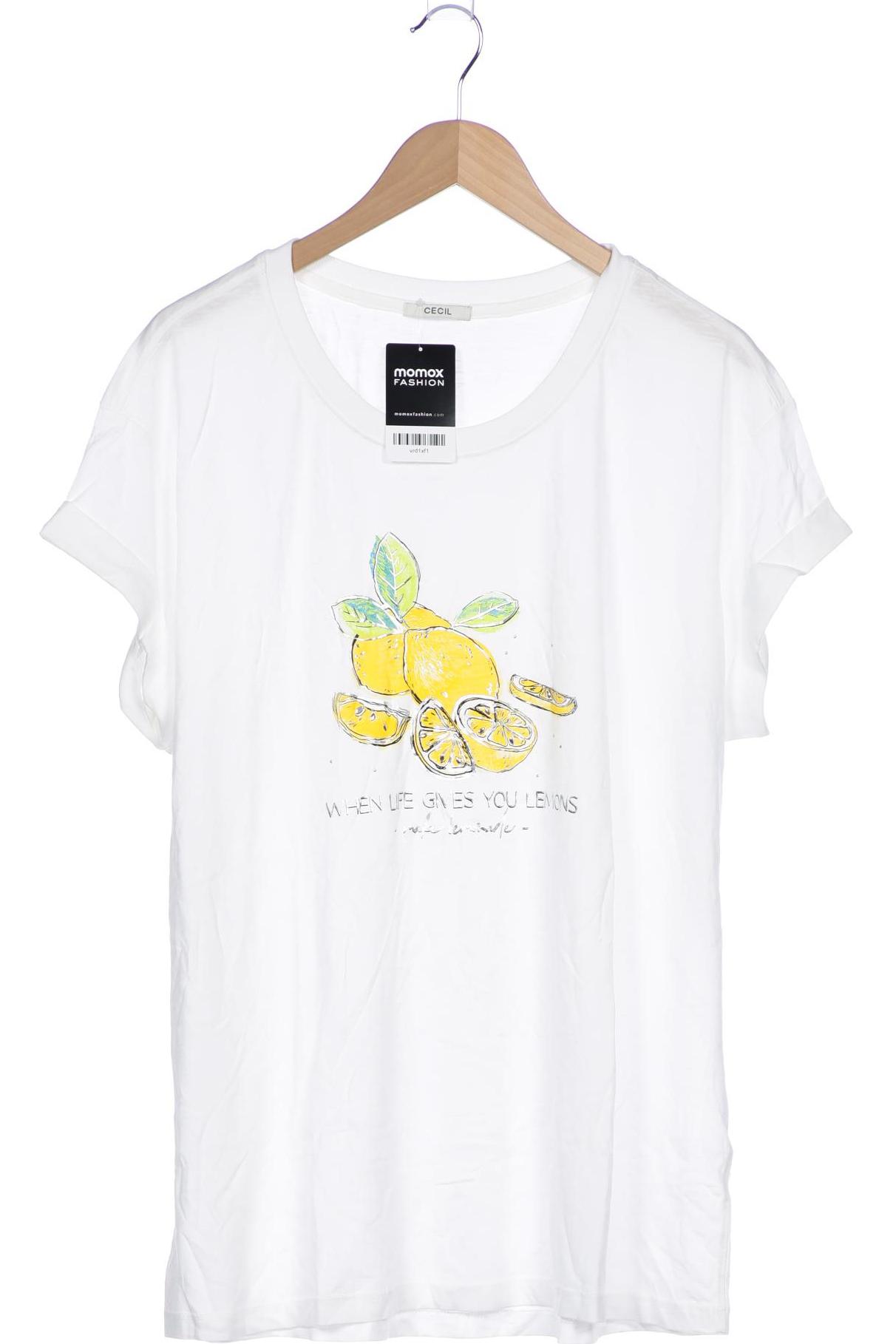 

Cecil Damen T-Shirt, weiß, Gr. 48