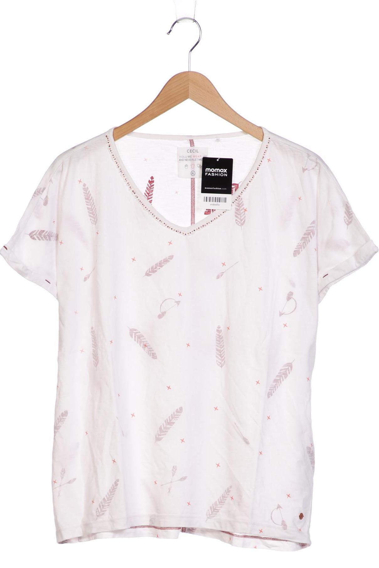 

Cecil Damen T-Shirt, weiß, Gr. 44