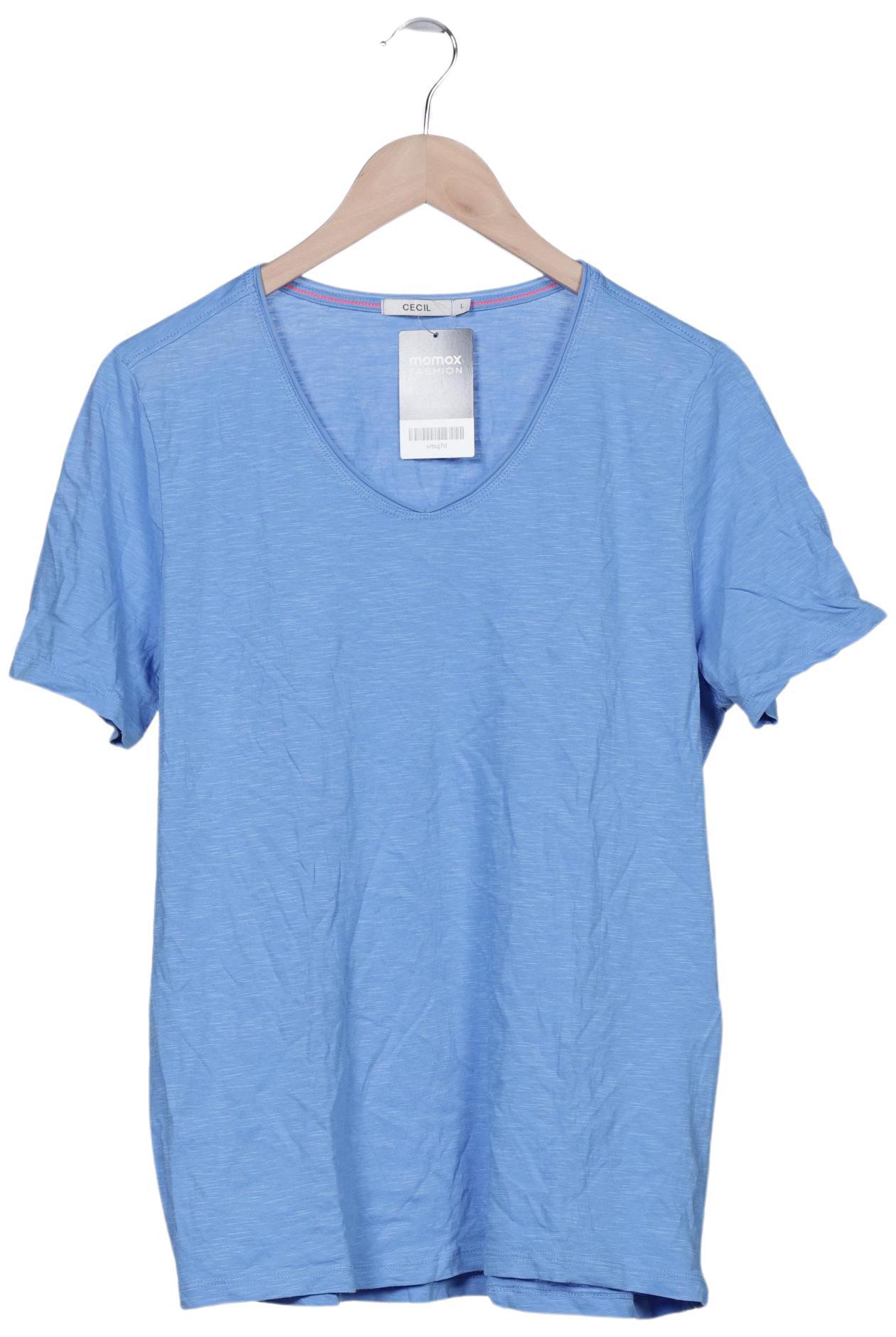 

Cecil Damen T-Shirt, blau, Gr. 42