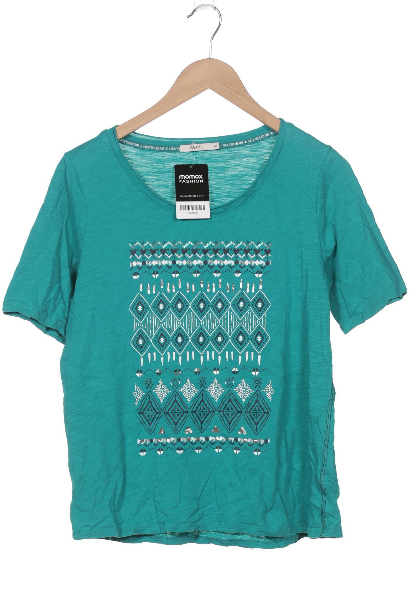 

Cecil Damen T-Shirt, türkis, Gr. 38