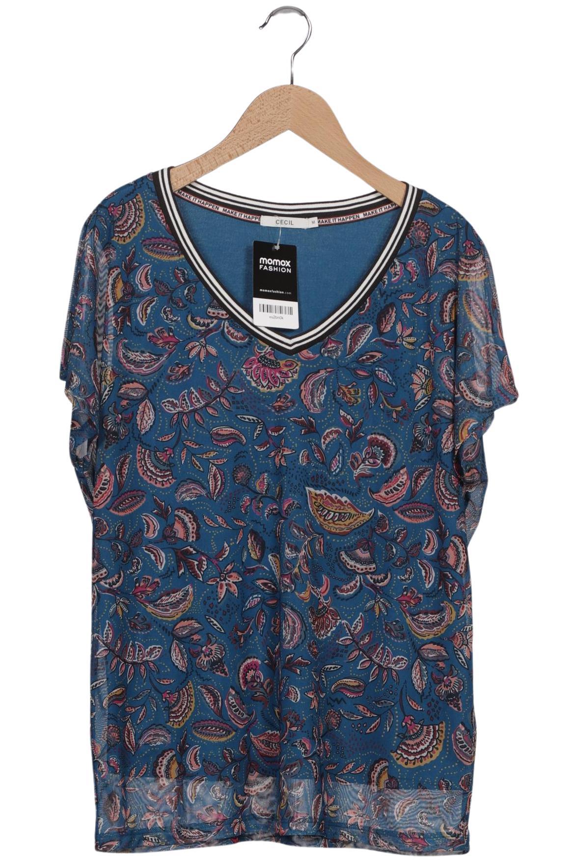 

Cecil Damen T-Shirt, blau, Gr. 38