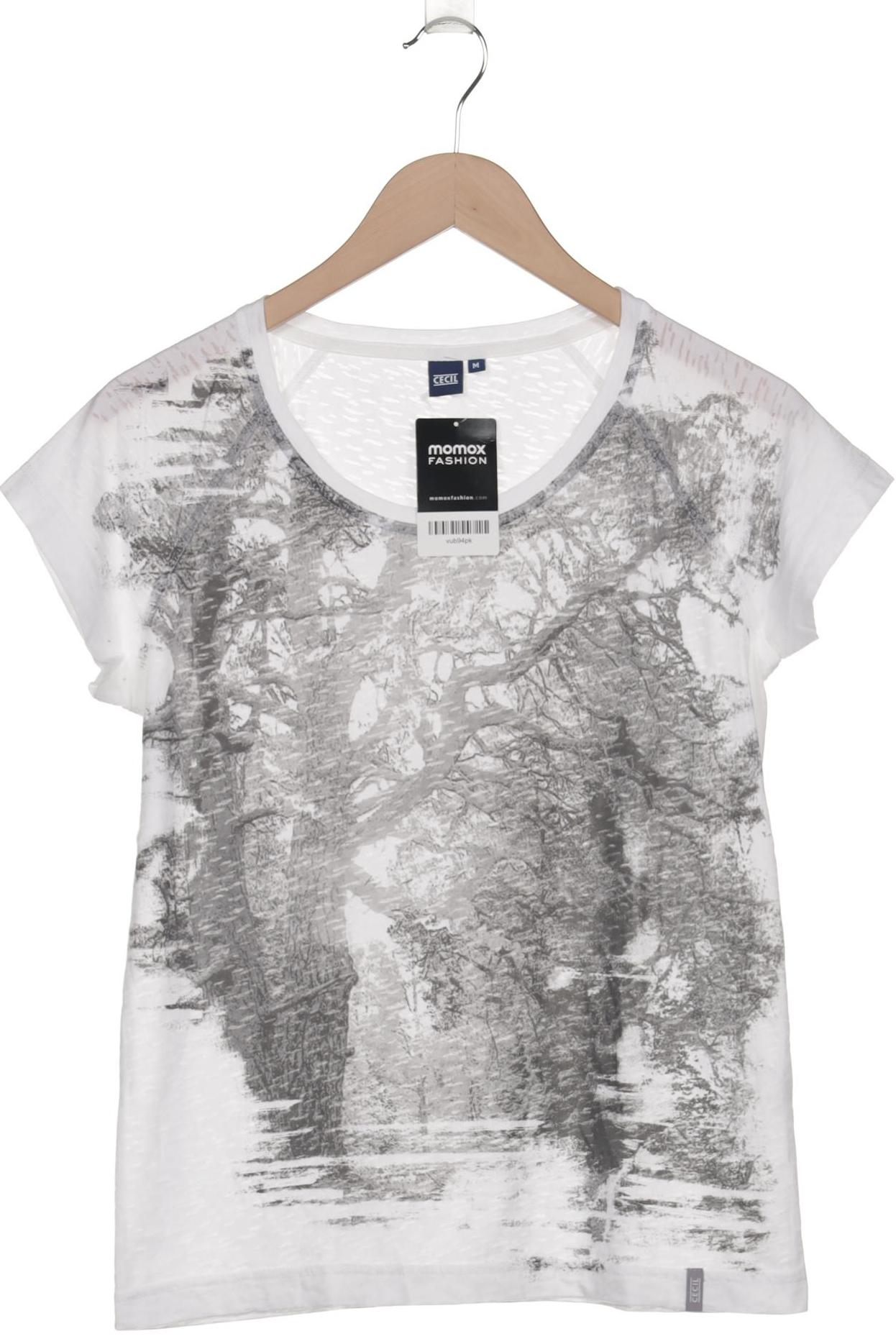 

Cecil Damen T-Shirt, weiß, Gr. 38