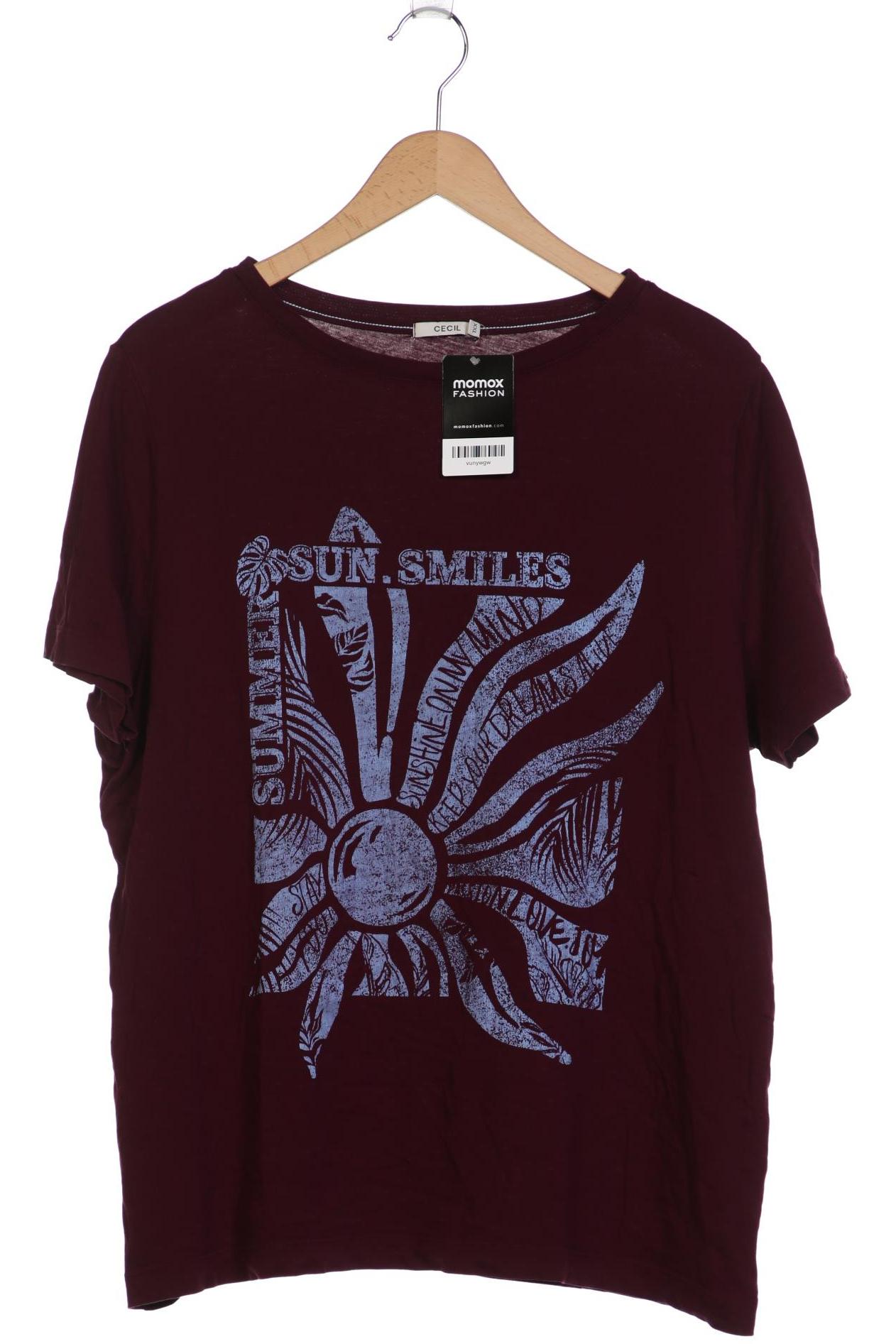 

Cecil Damen T-Shirt, bordeaux, Gr. 46