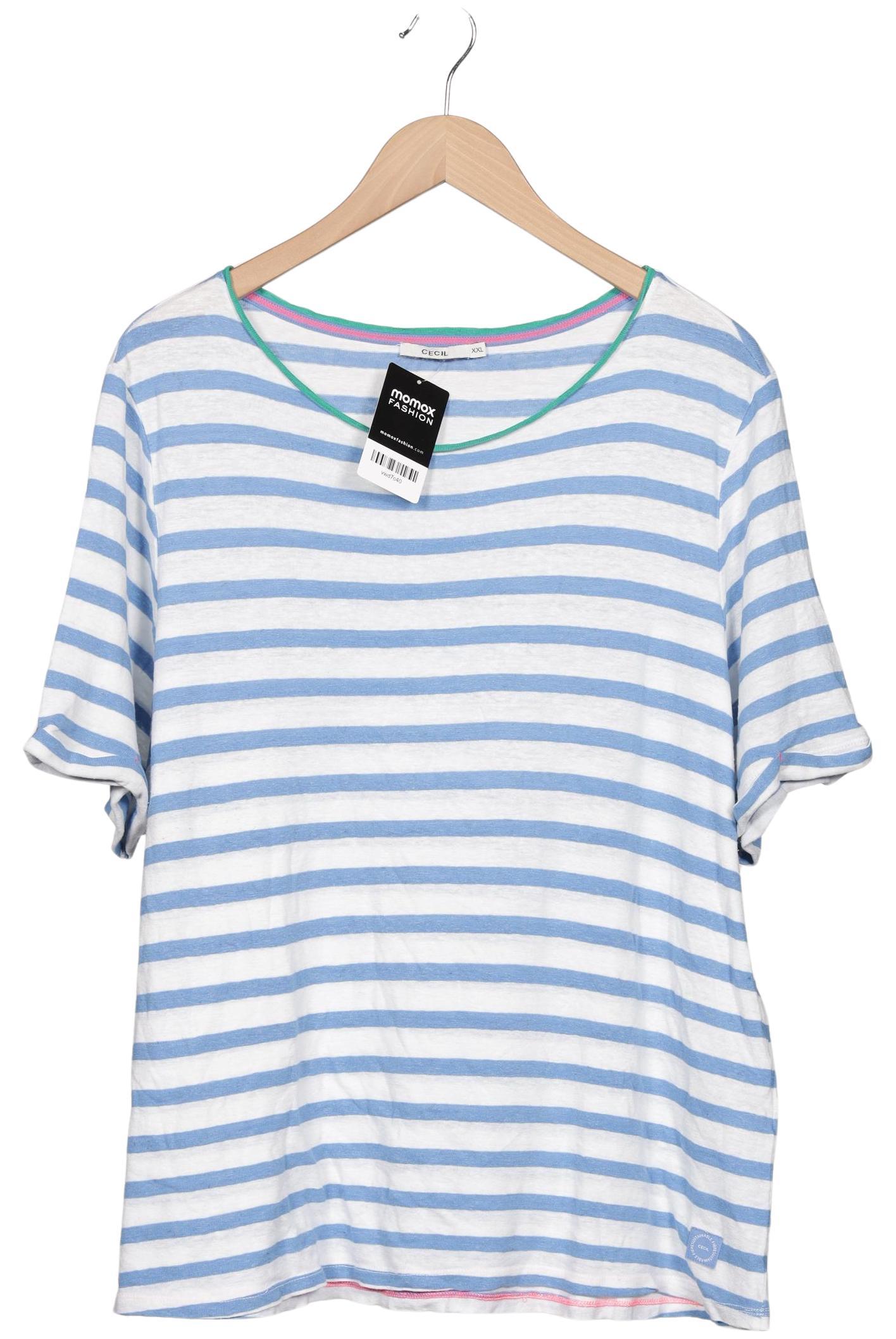 

Cecil Damen T-Shirt, blau, Gr. 46