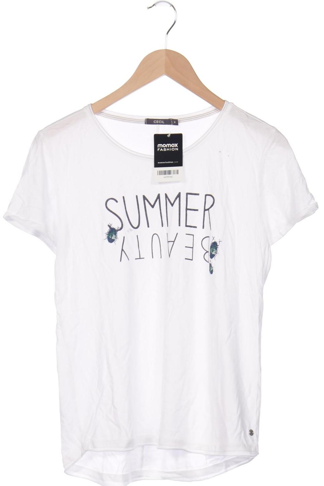 

CECIL Damen T-Shirt, weiß