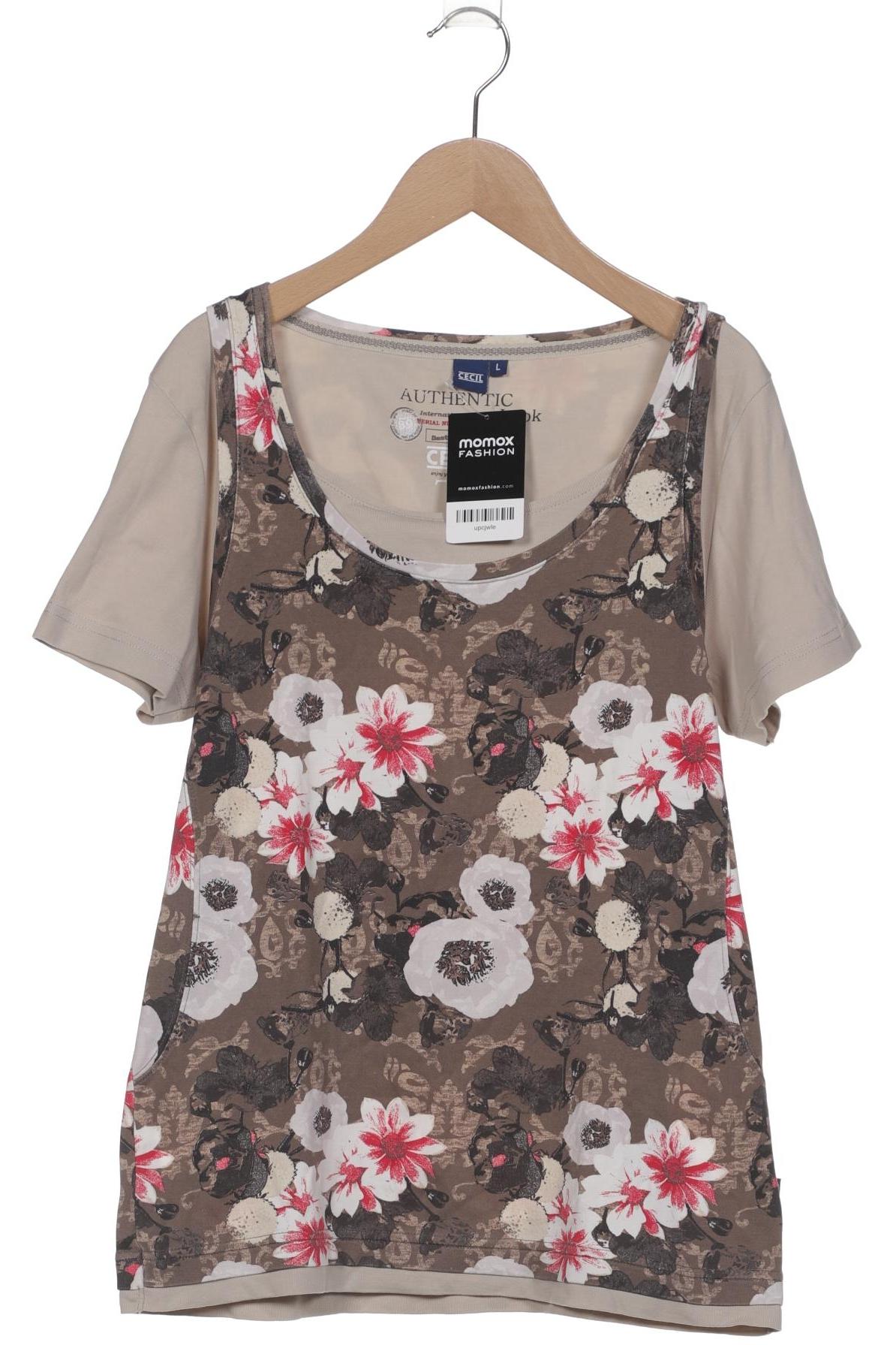 

Cecil Damen T-Shirt, braun, Gr. 42