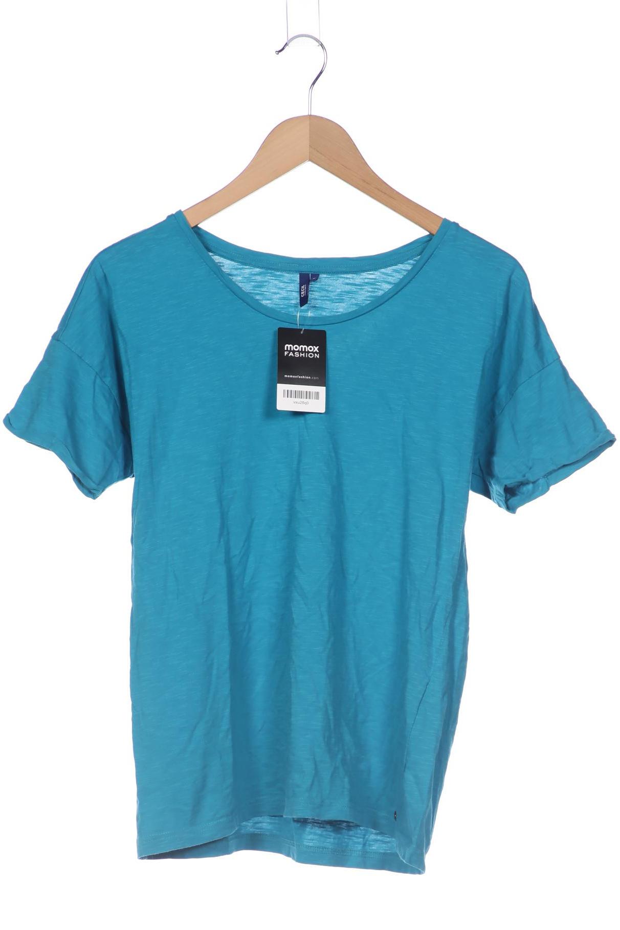 

Cecil Damen T-Shirt, blau, Gr. 38