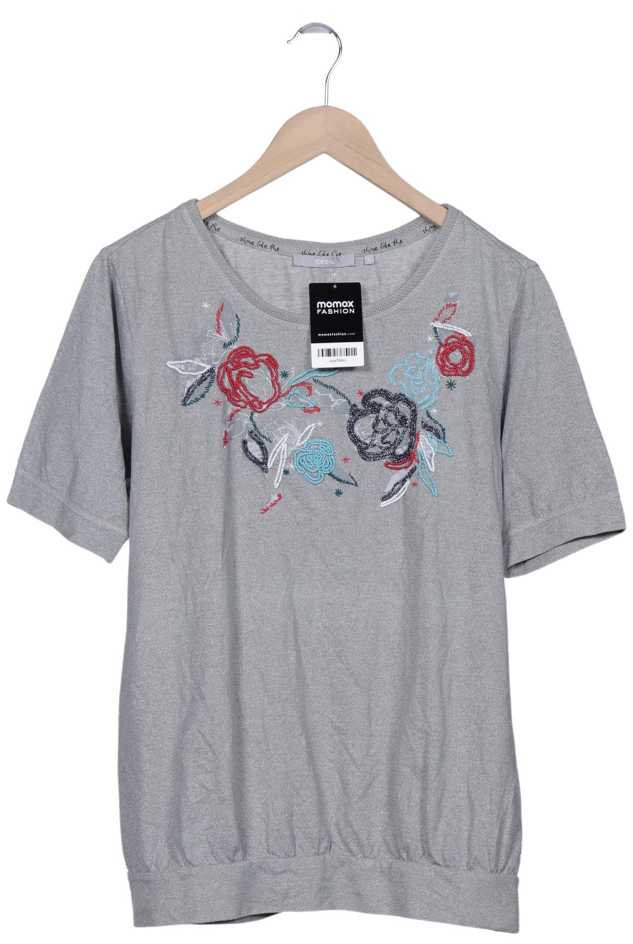 

Cecil Damen T-Shirt, grau, Gr. 42