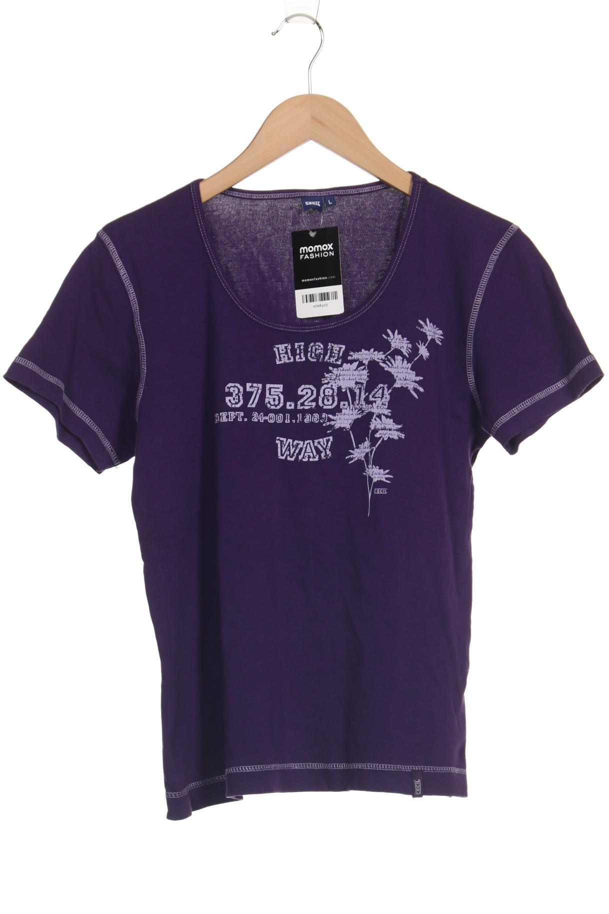 

Cecil Damen T-Shirt, flieder, Gr. 42