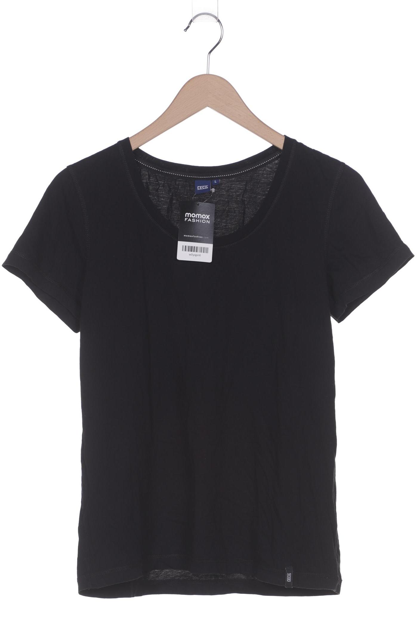 

Cecil Damen T-Shirt, schwarz, Gr. 42