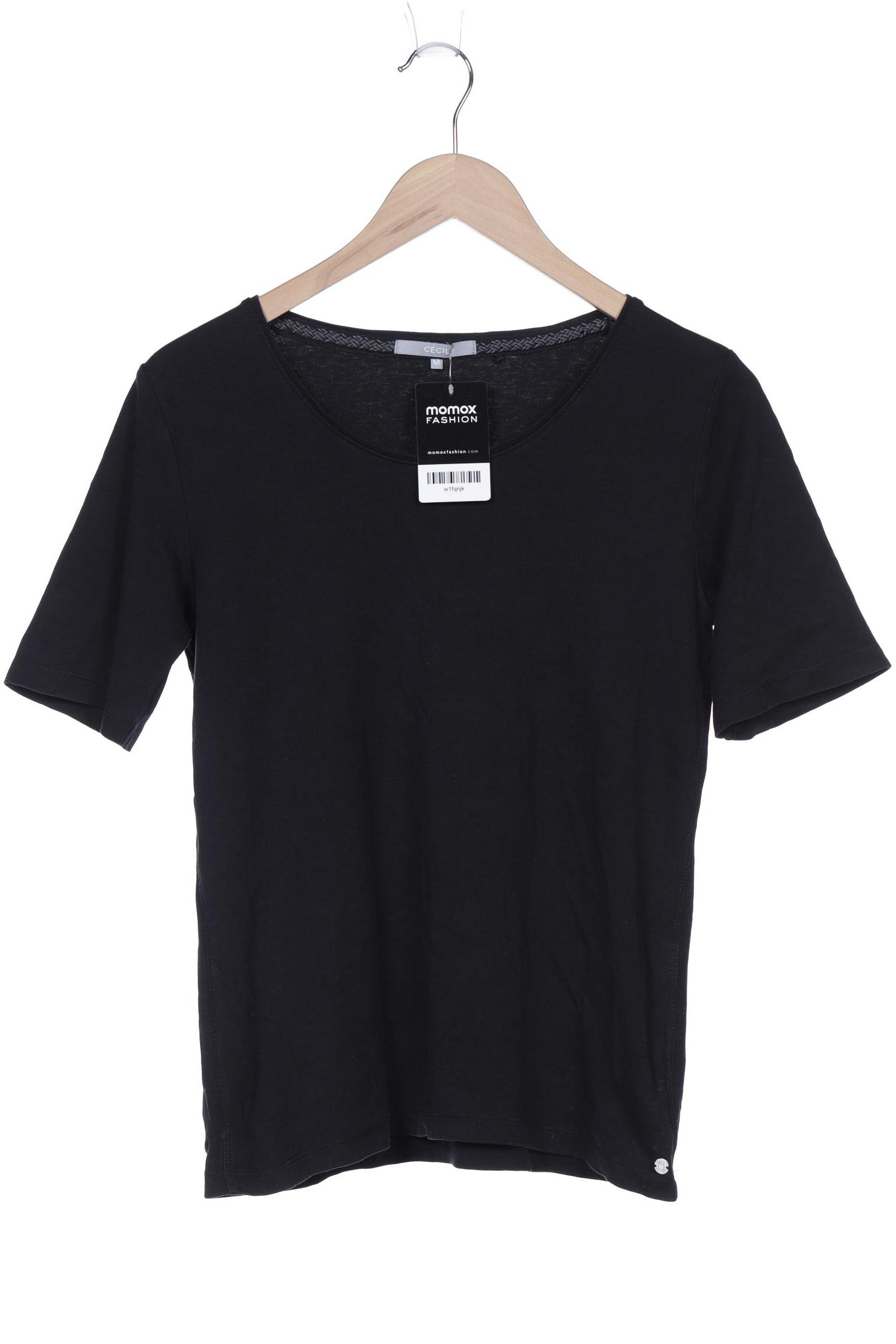

Cecil Damen T-Shirt, schwarz, Gr. 38