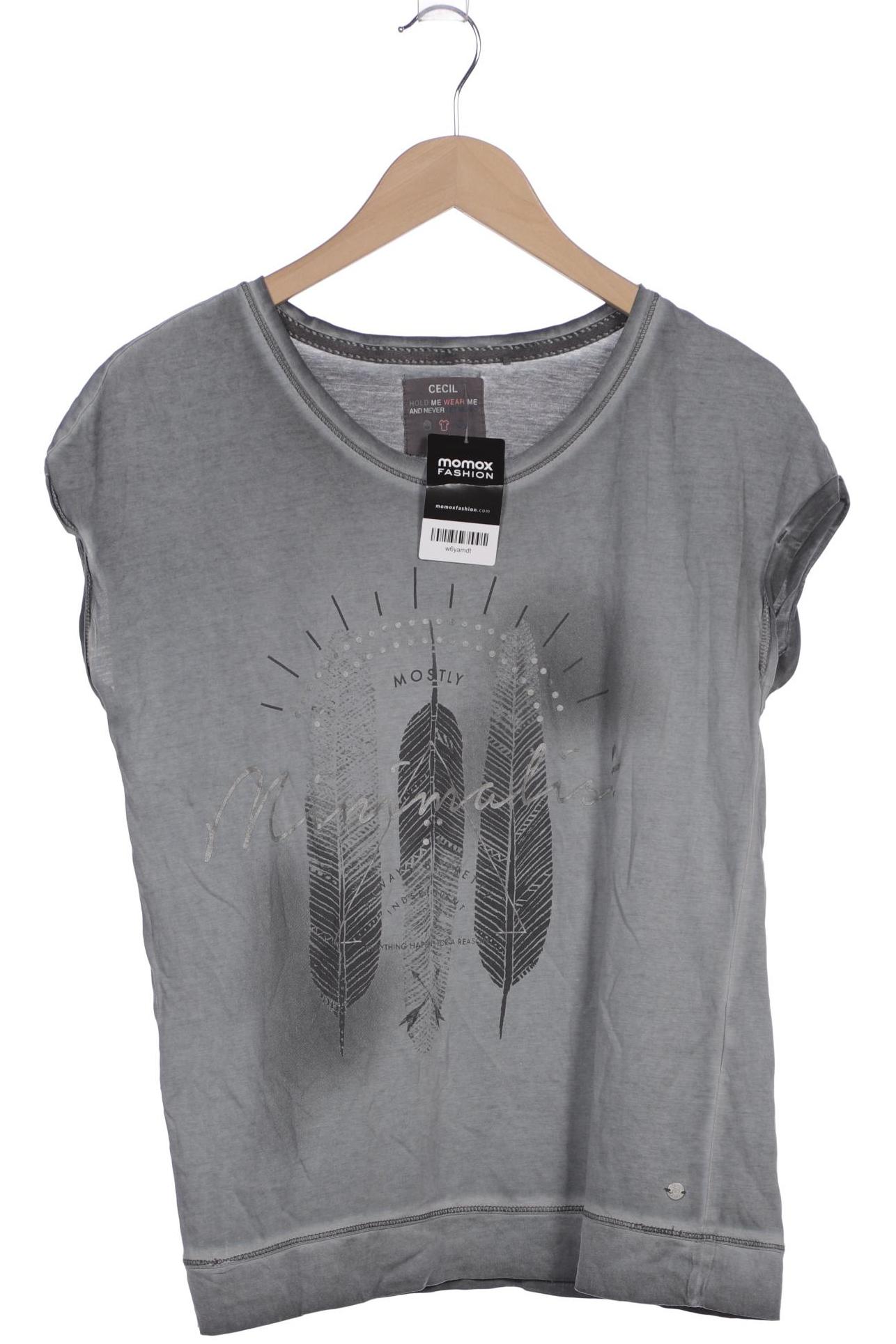 

Cecil Damen T-Shirt, grau, Gr. 36