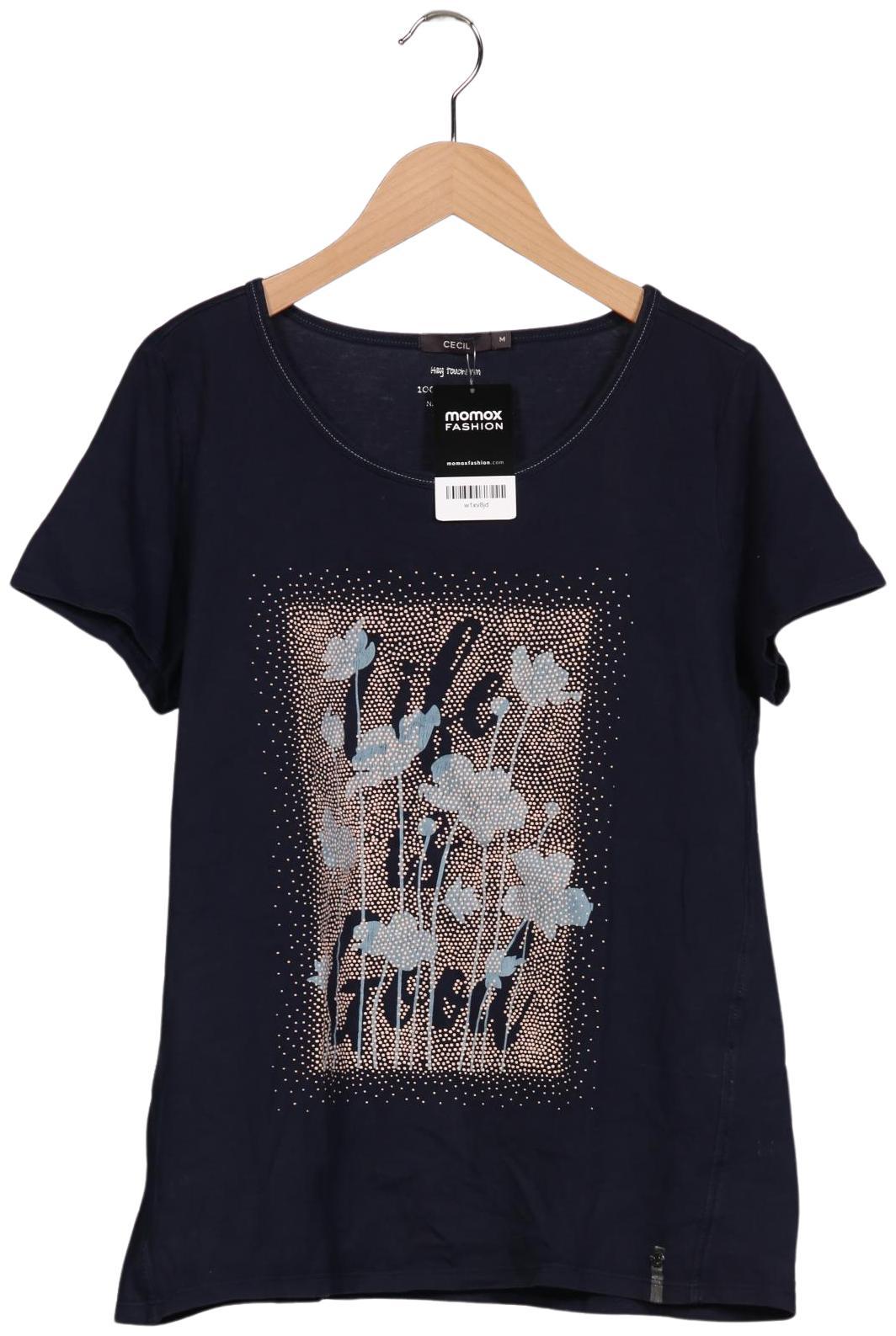 

Cecil Damen T-Shirt, marineblau, Gr. 38