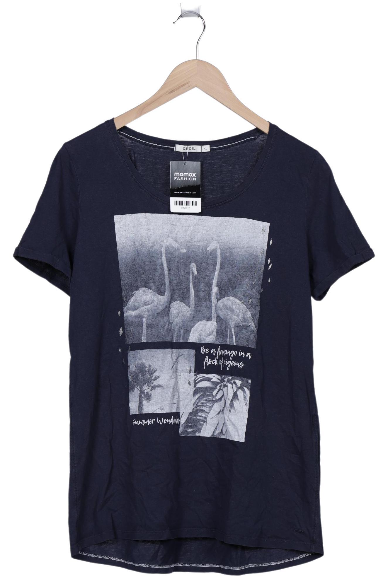 

Cecil Damen T-Shirt, marineblau, Gr. 64